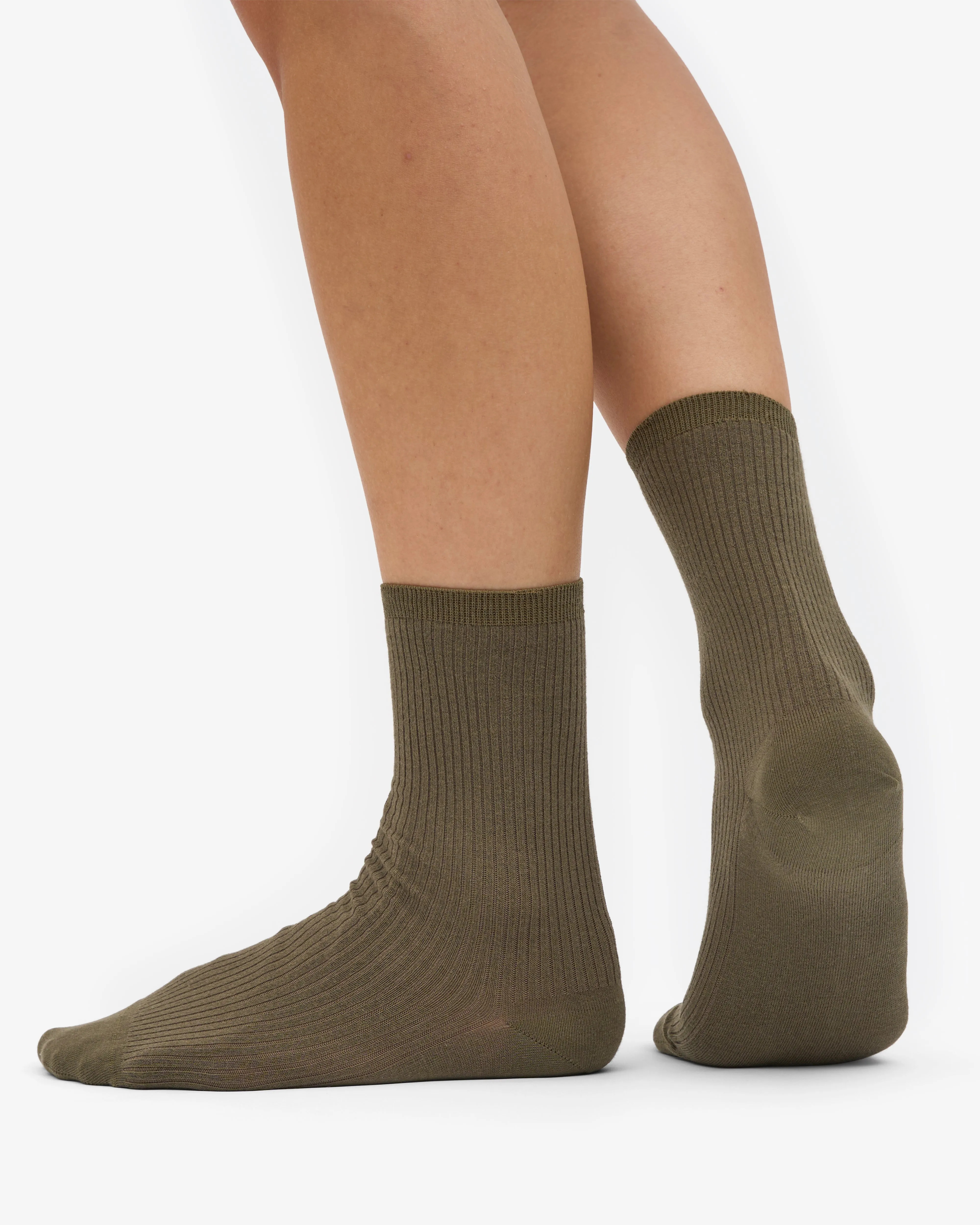 Women Classic Organic Sock - Dusty Olive (3-Pack) sold by Colorful Standard product image thumbnail 4