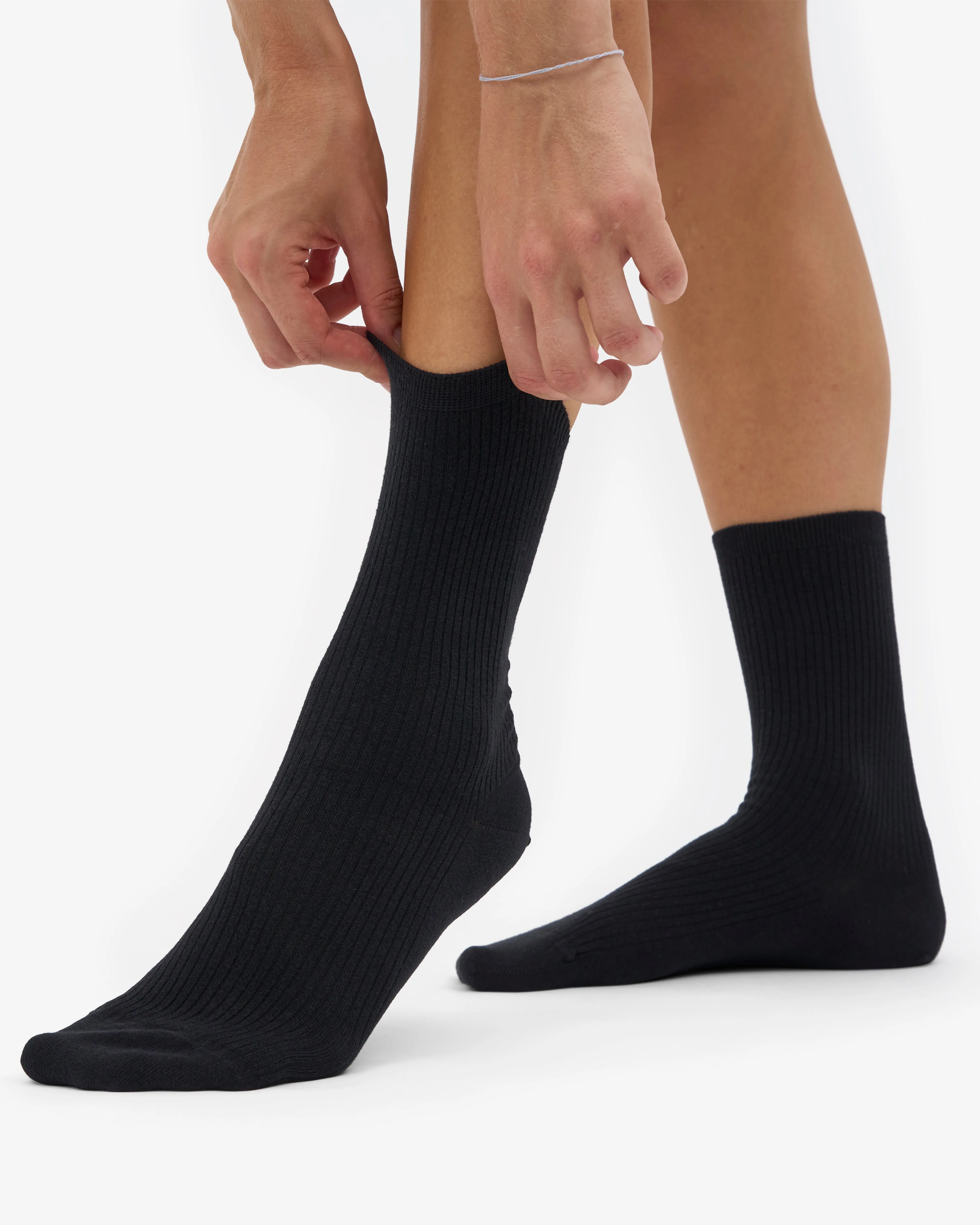 Women Classic Organic Sock - Deep Black (3-Pack) sold by Colorful Standard product image thumbnail 3