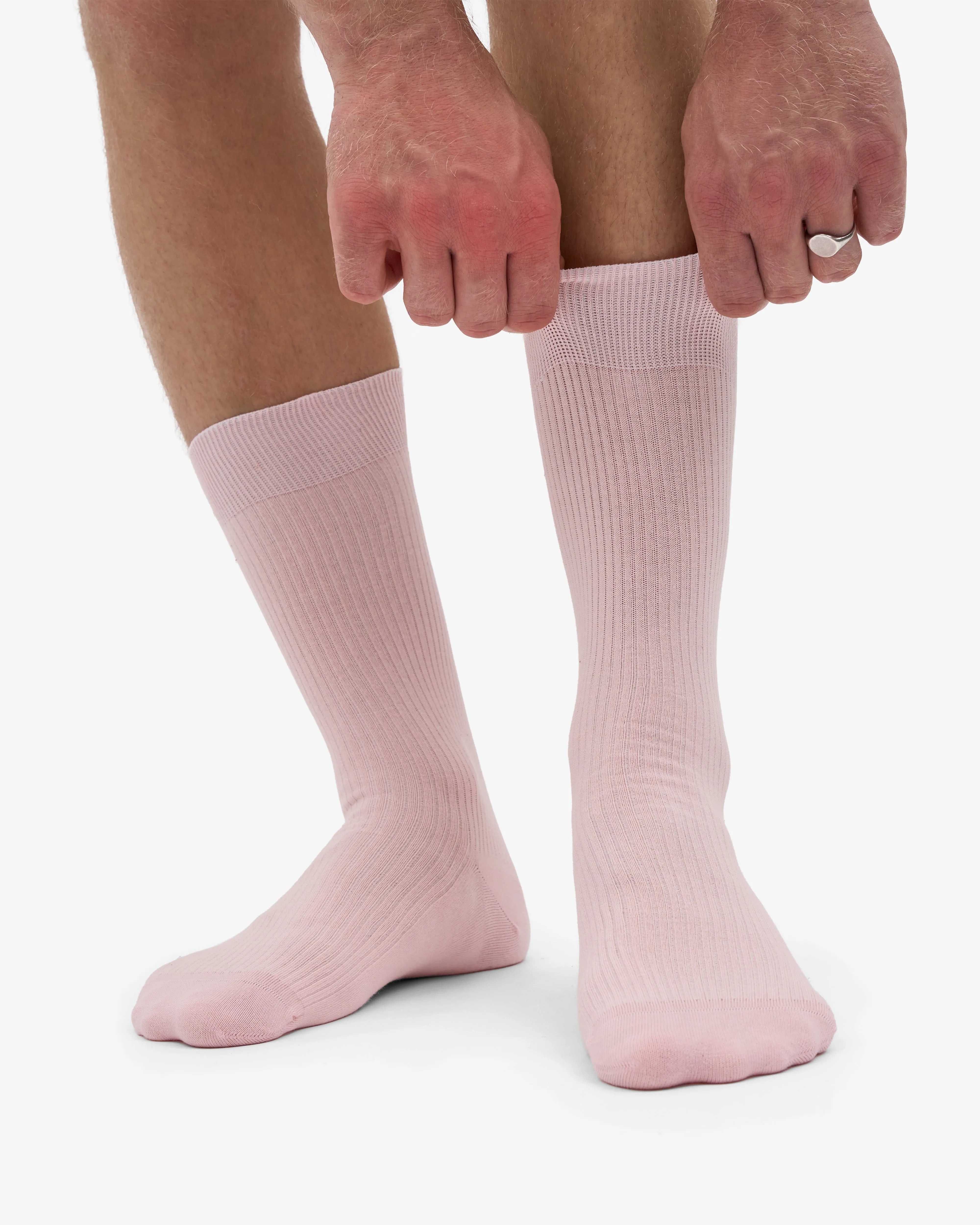 Classic Organic Sock - Faded Pink (3-Pack) sold by Colorful Standard product image thumbnail 2