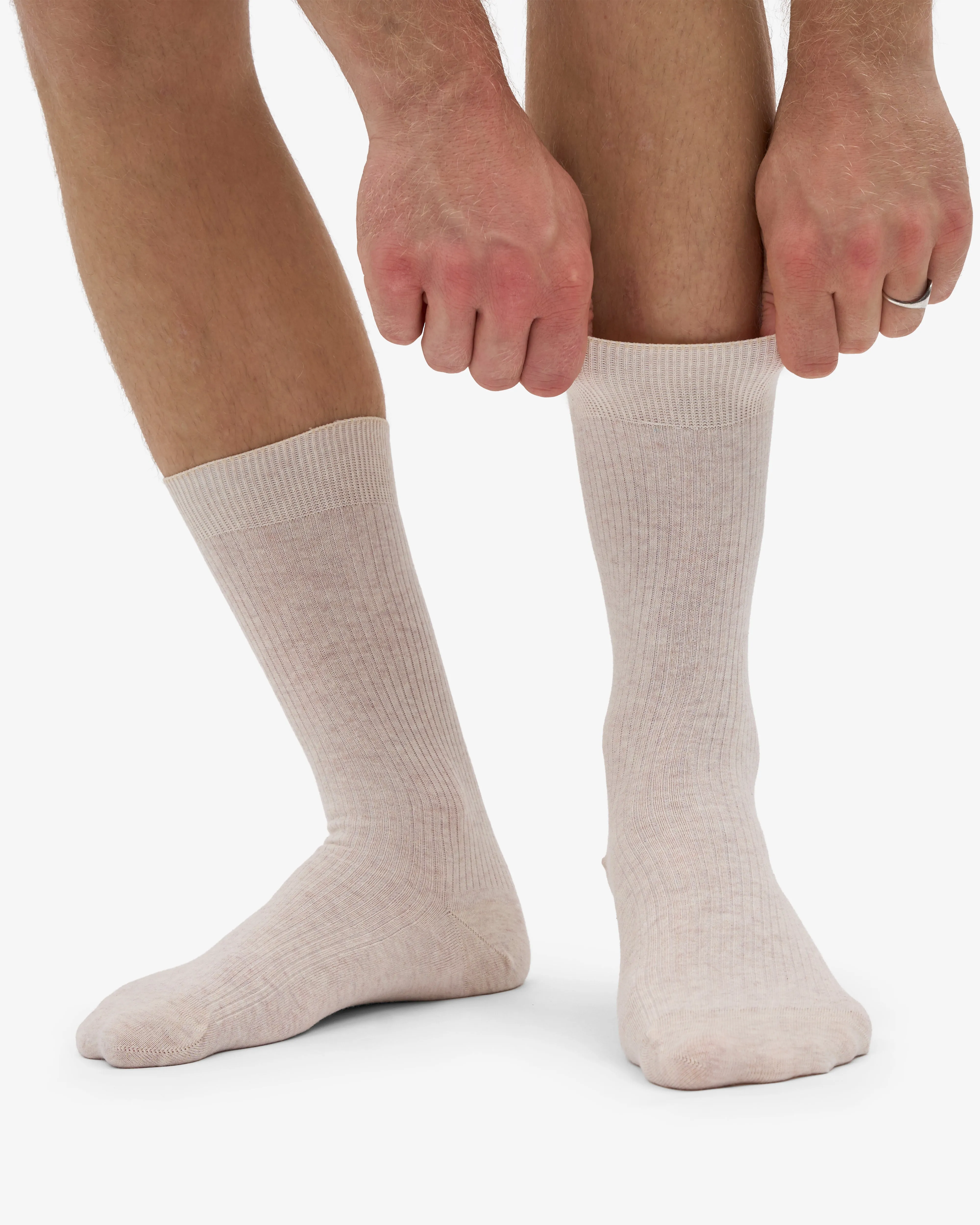 Classic Organic Sock - Ivory White (3-Pack) sold by Colorful Standard product image thumbnail 2