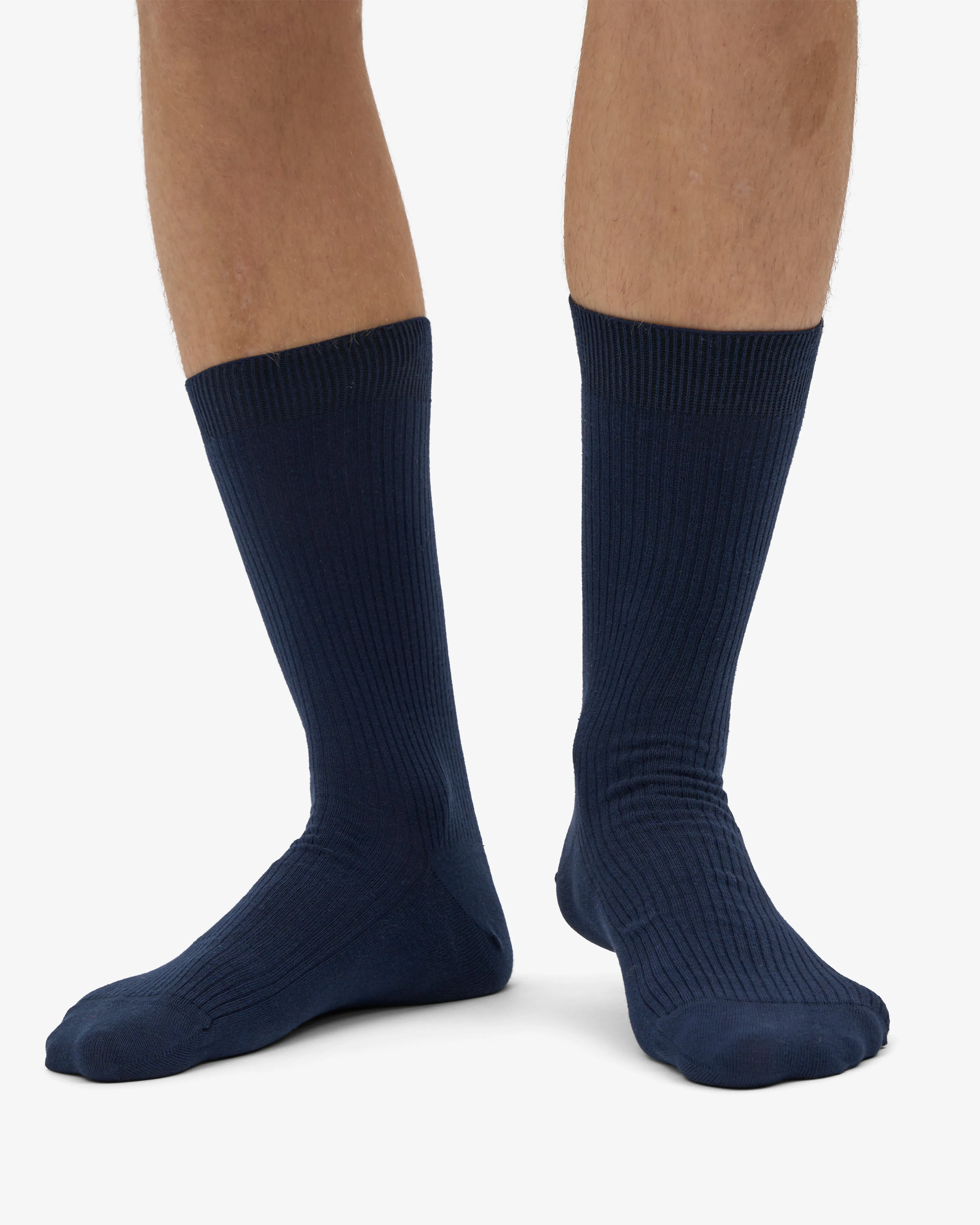 Classic Organic Sock - Navy Blue (3-Pack) sold by Colorful Standard product image thumbnail 4