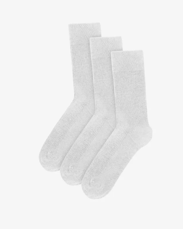 Classic Organic Sock - Optical White (3-Pack) sold by Colorful Standard
