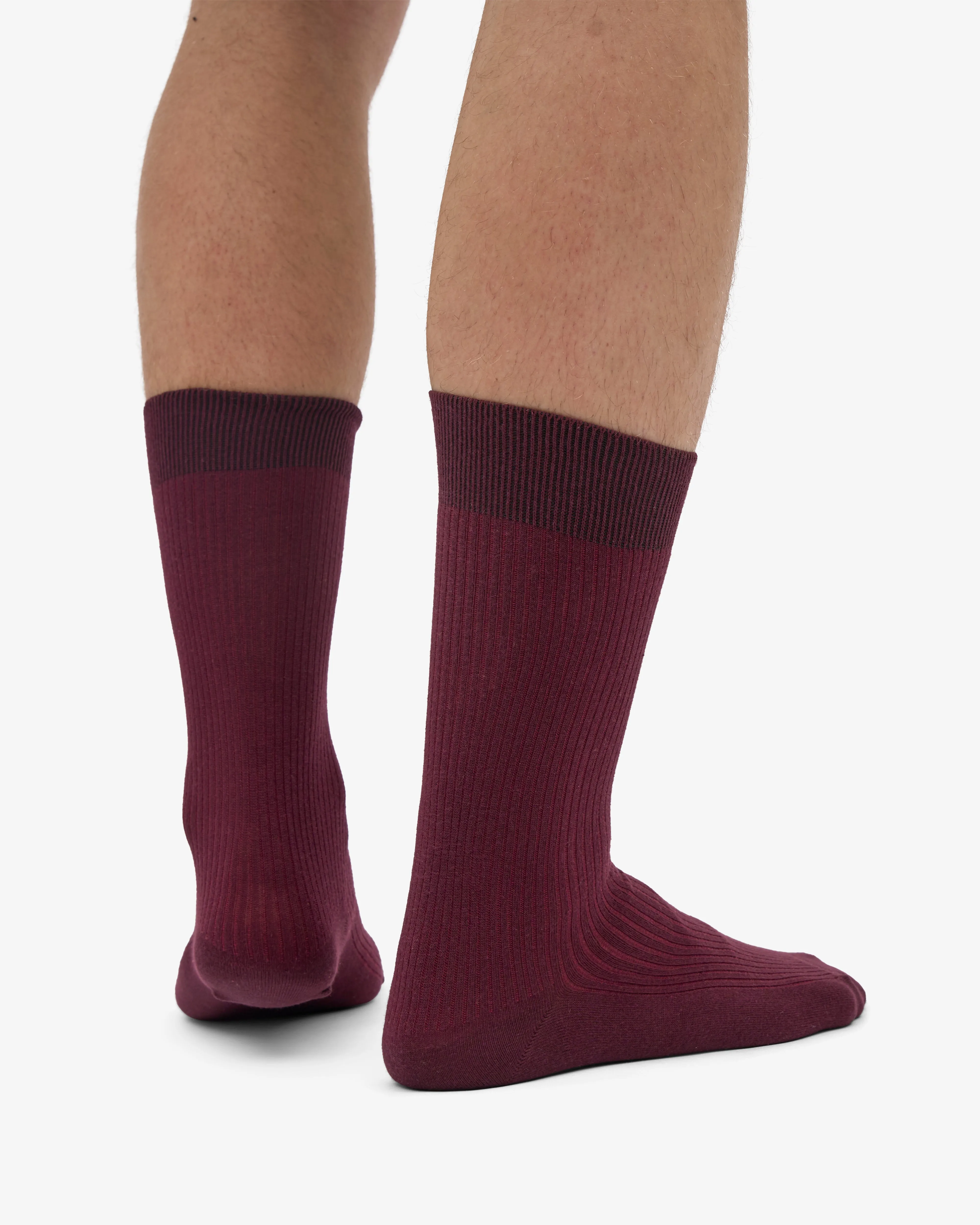 Classic Organic Sock - Oxblood Red (3-Pack) sold by Colorful Standard product image thumbnail 3