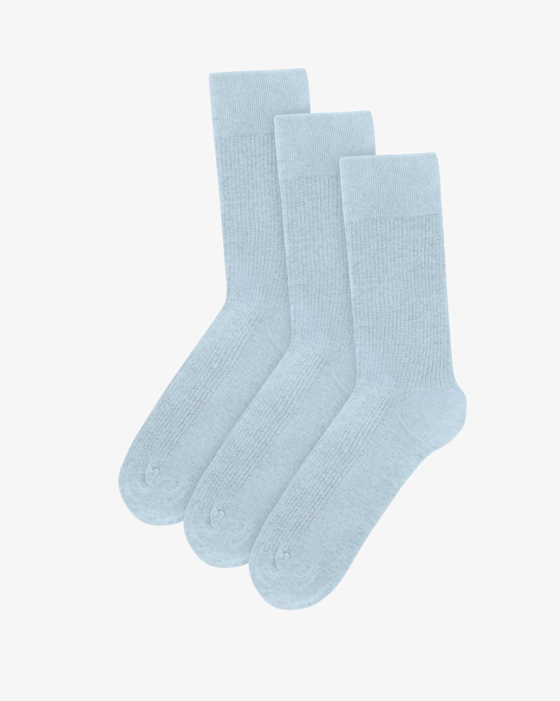 Classic Organic Sock - Polar Blue (3-Pack) sold by Colorful Standard