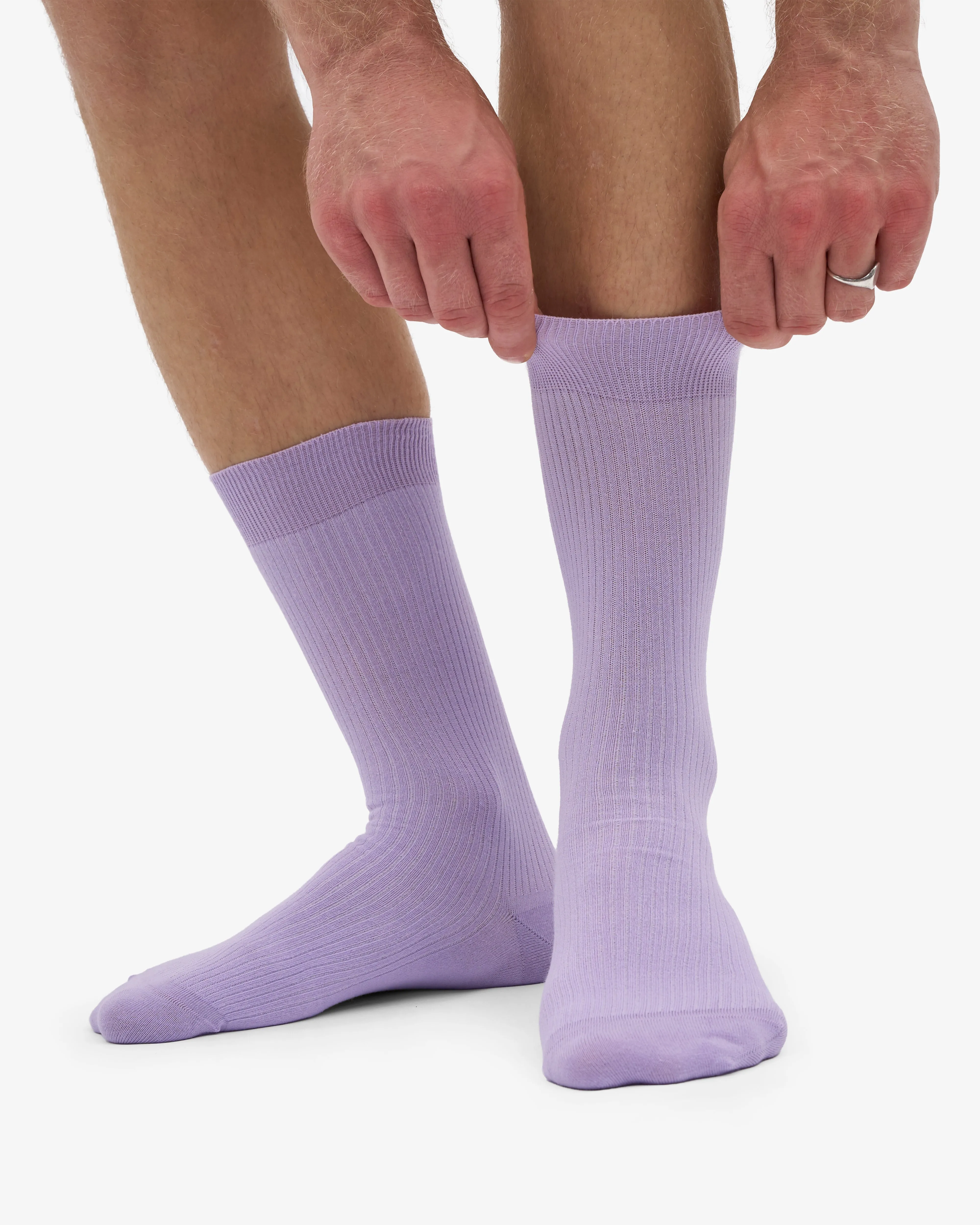 Classic Organic Sock - Soft Lavender (3-Pack) sold by Colorful Standard product image thumbnail 2
