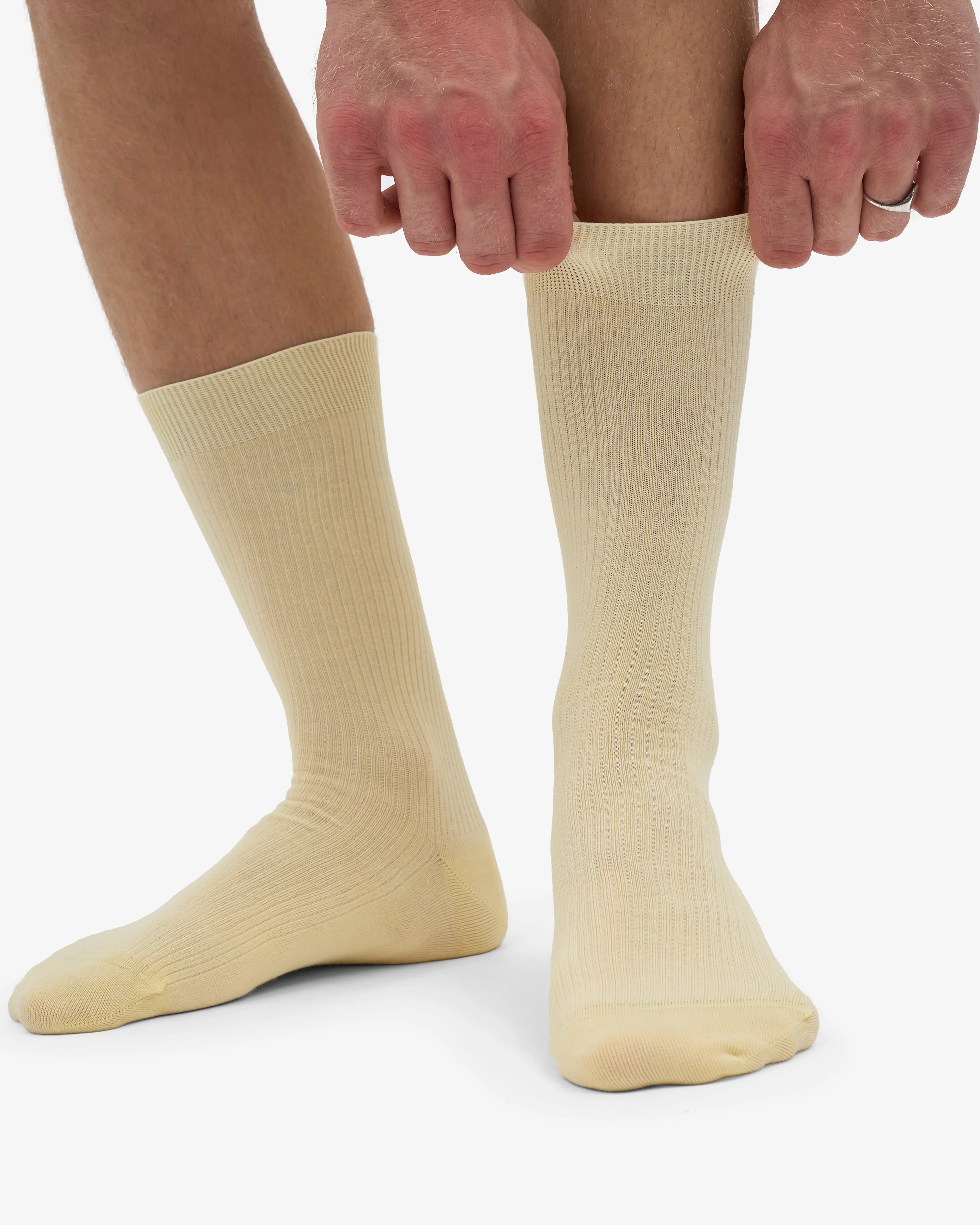 Classic Organic Sock - Soft Yellow (3-Pack) sold by Colorful Standard product image thumbnail 2