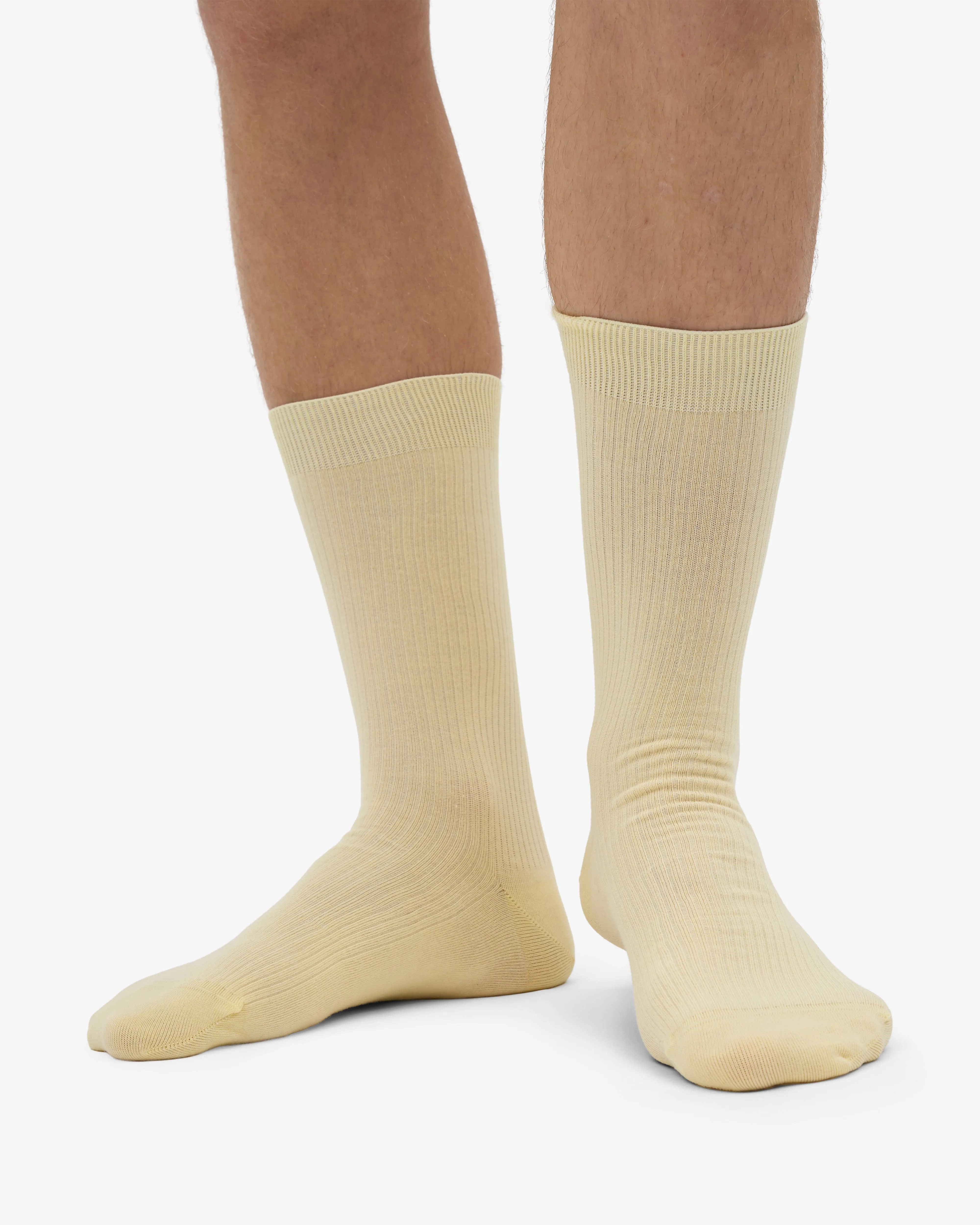 Classic Organic Sock - Soft Yellow (3-Pack) sold by Colorful Standard product image thumbnail 4
