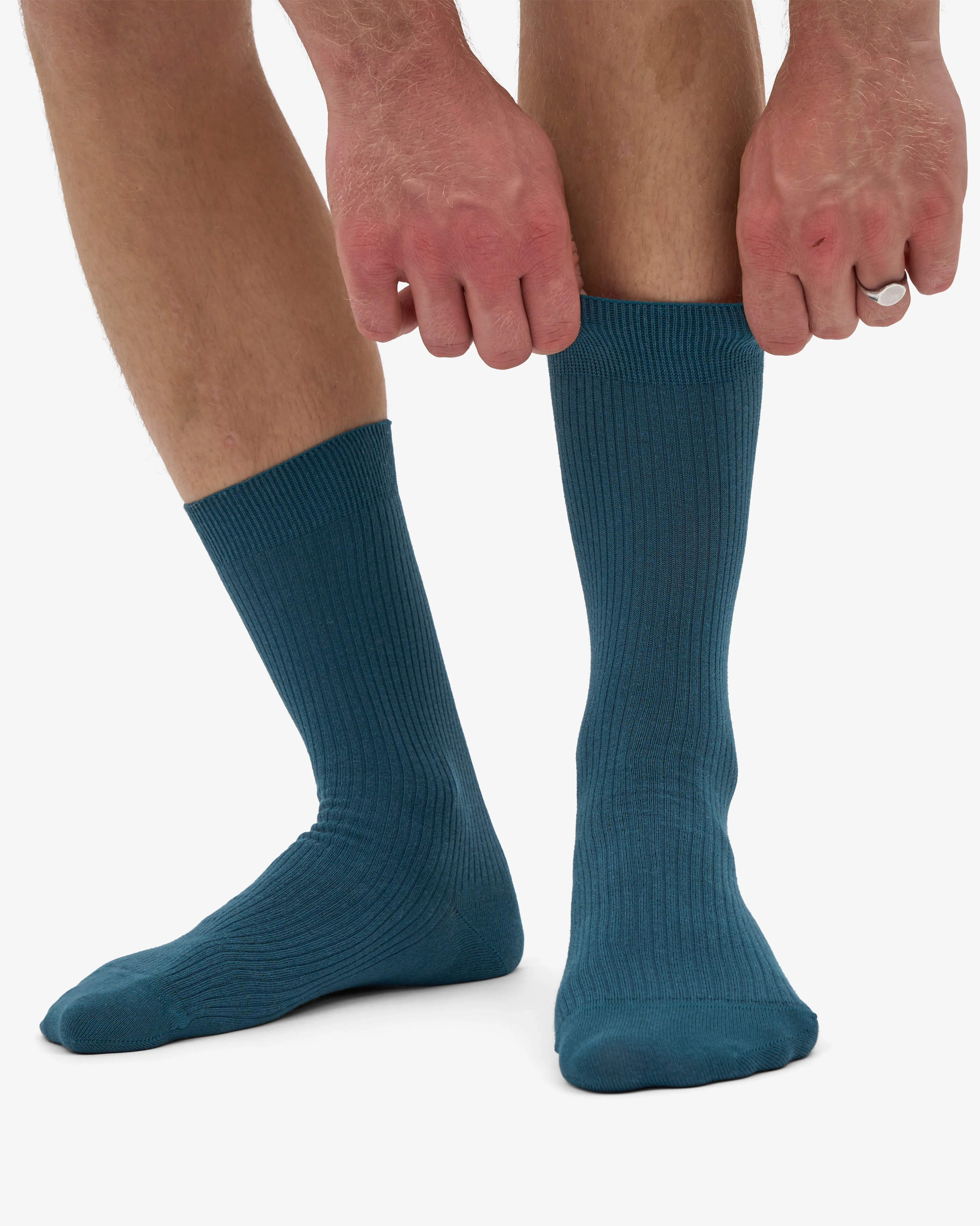 Classic Organic Sock - Ocean Green (3-Pack) sold by Colorful Standard product image thumbnail 2