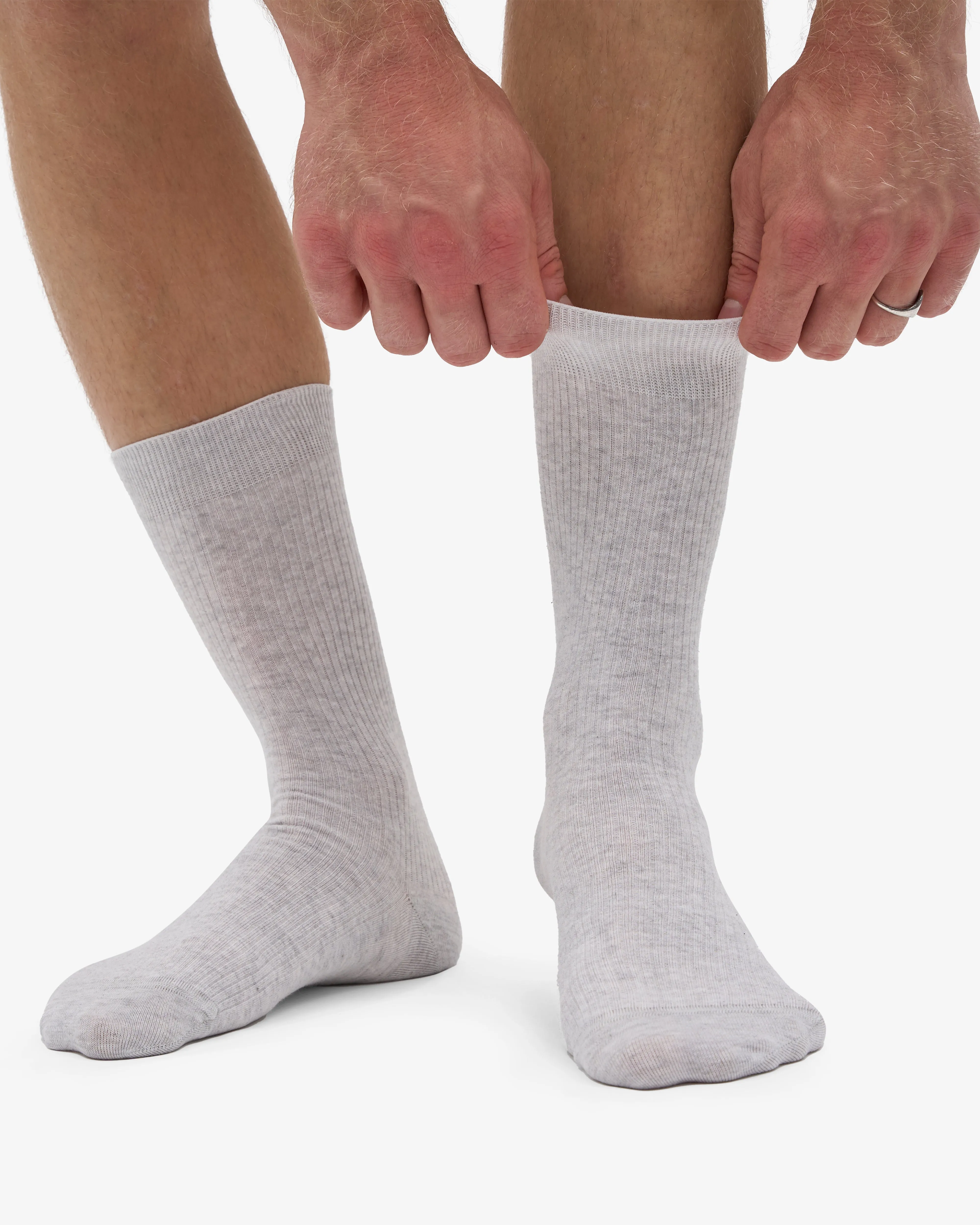 Classic Organic Sock - Snow Melange (3-Pack) sold by Colorful Standard product image thumbnail 2