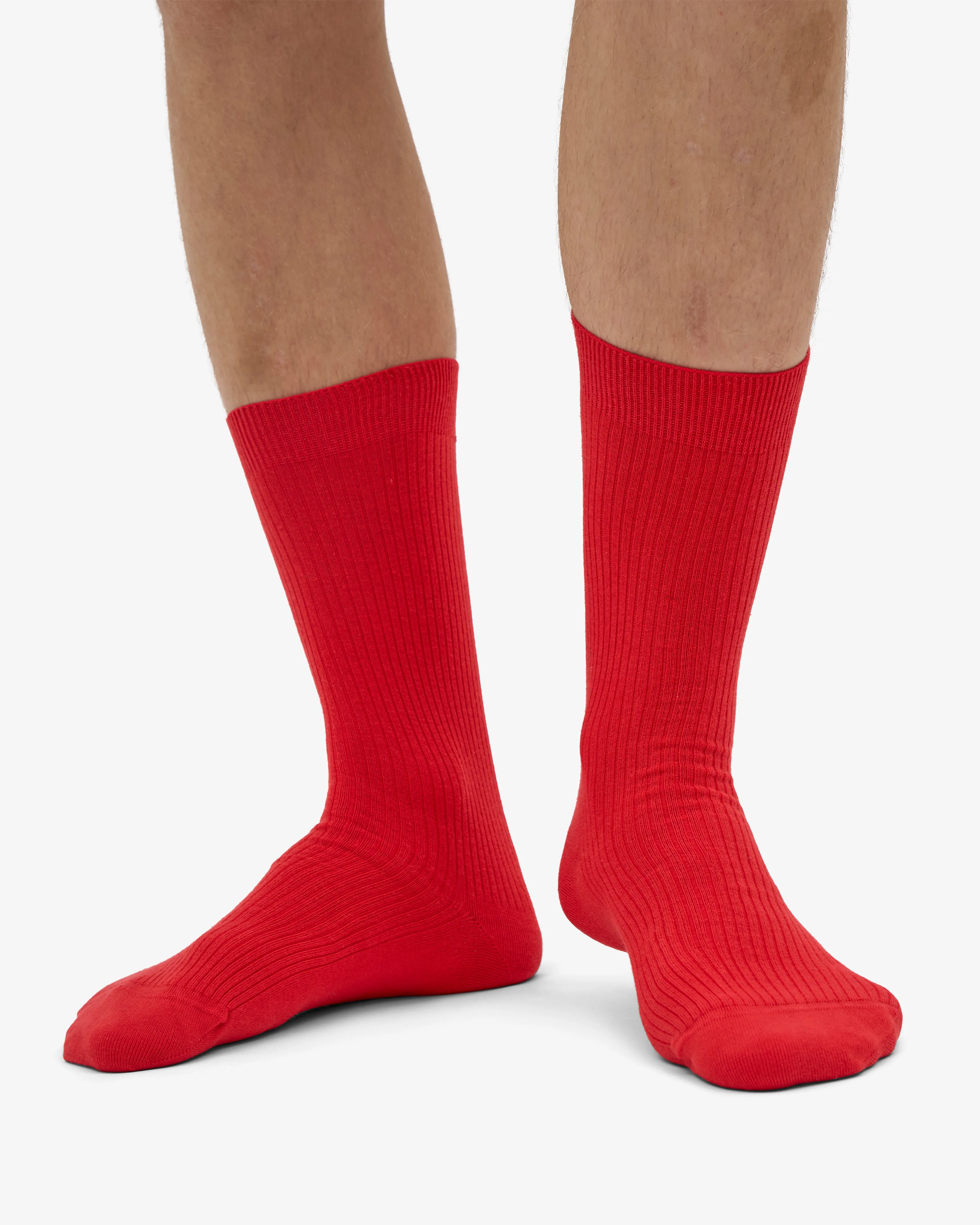 Classic Organic Sock - Red Tangerine (3-Pack) sold by Colorful Standard product image thumbnail 4