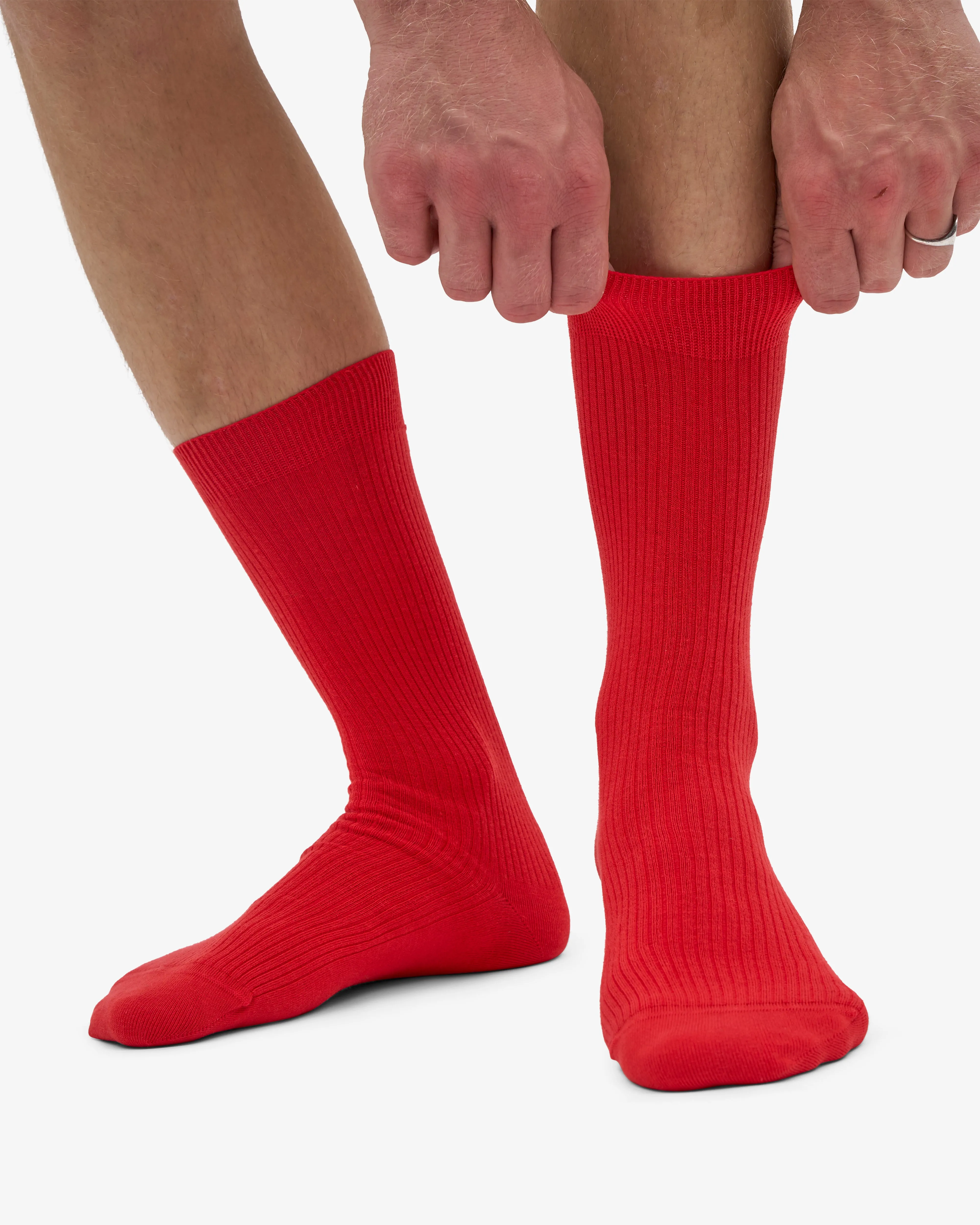 Classic Organic Sock - Red Tangerine (3-Pack) sold by Colorful Standard product image thumbnail 2