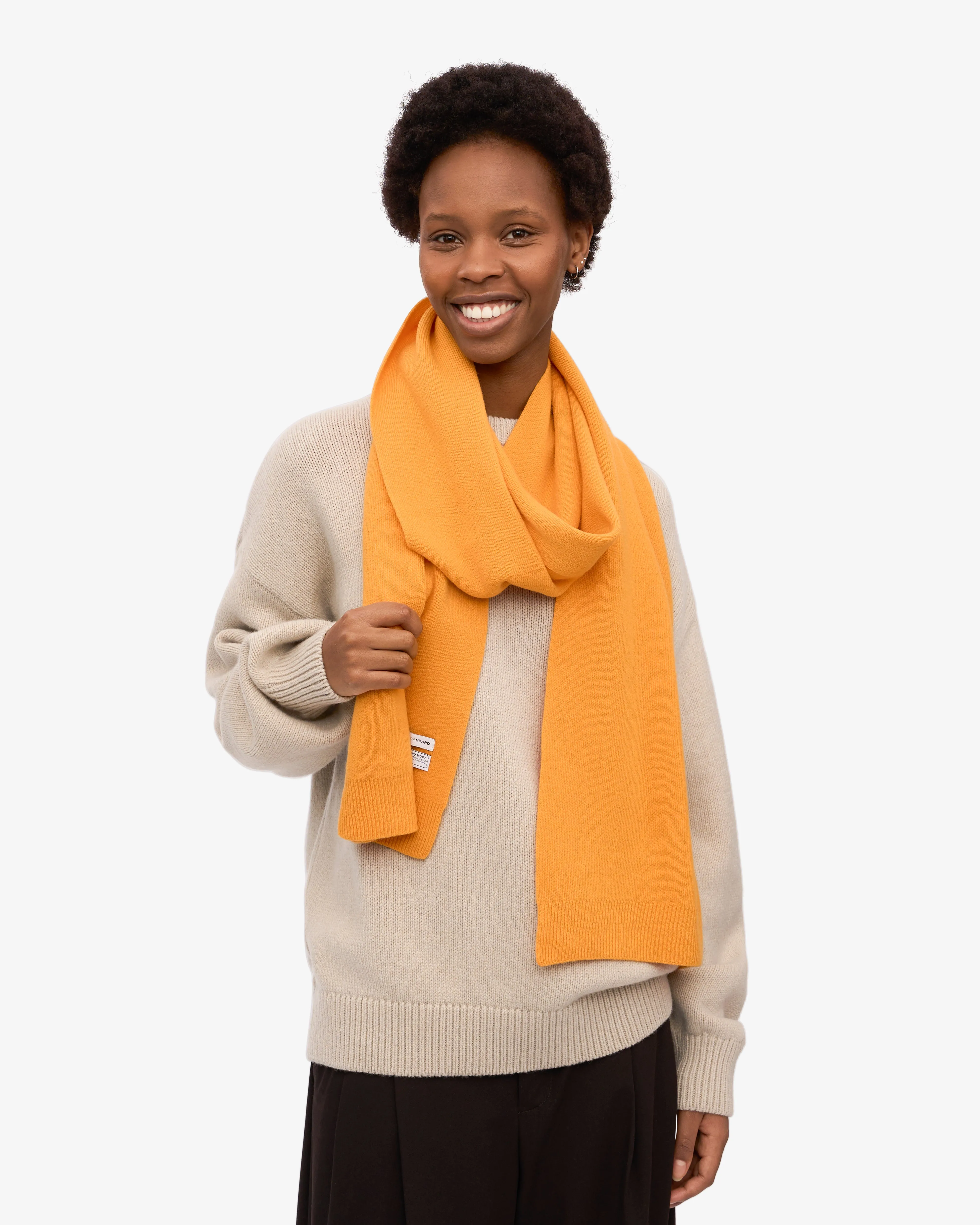 Merino Wool Beanie & Scarf - Burned Yellow sold by Colorful Standard product image thumbnail 3