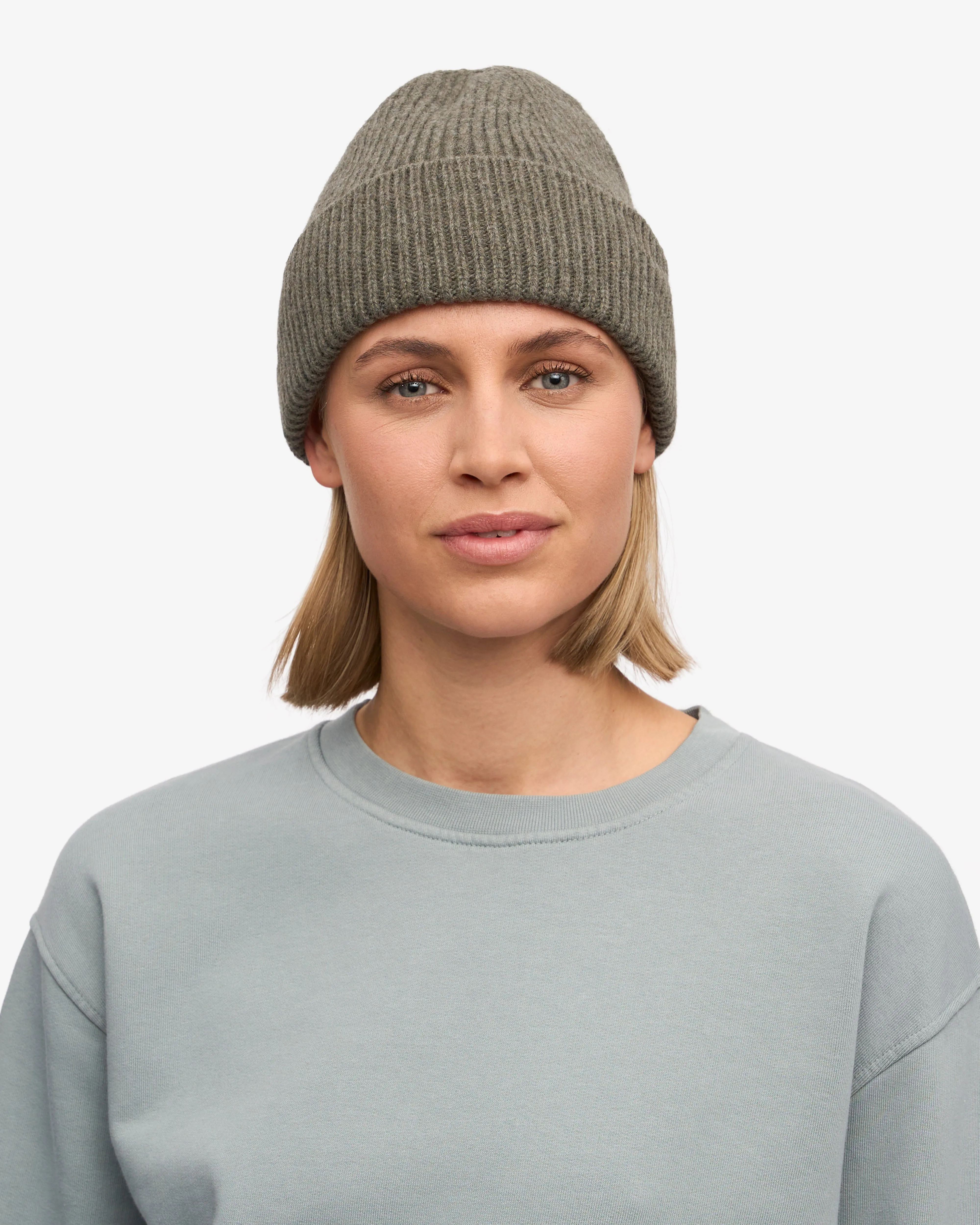 Merino Wool Beanie & Scarf - Dusty Olive sold by Colorful Standard product image thumbnail 2
