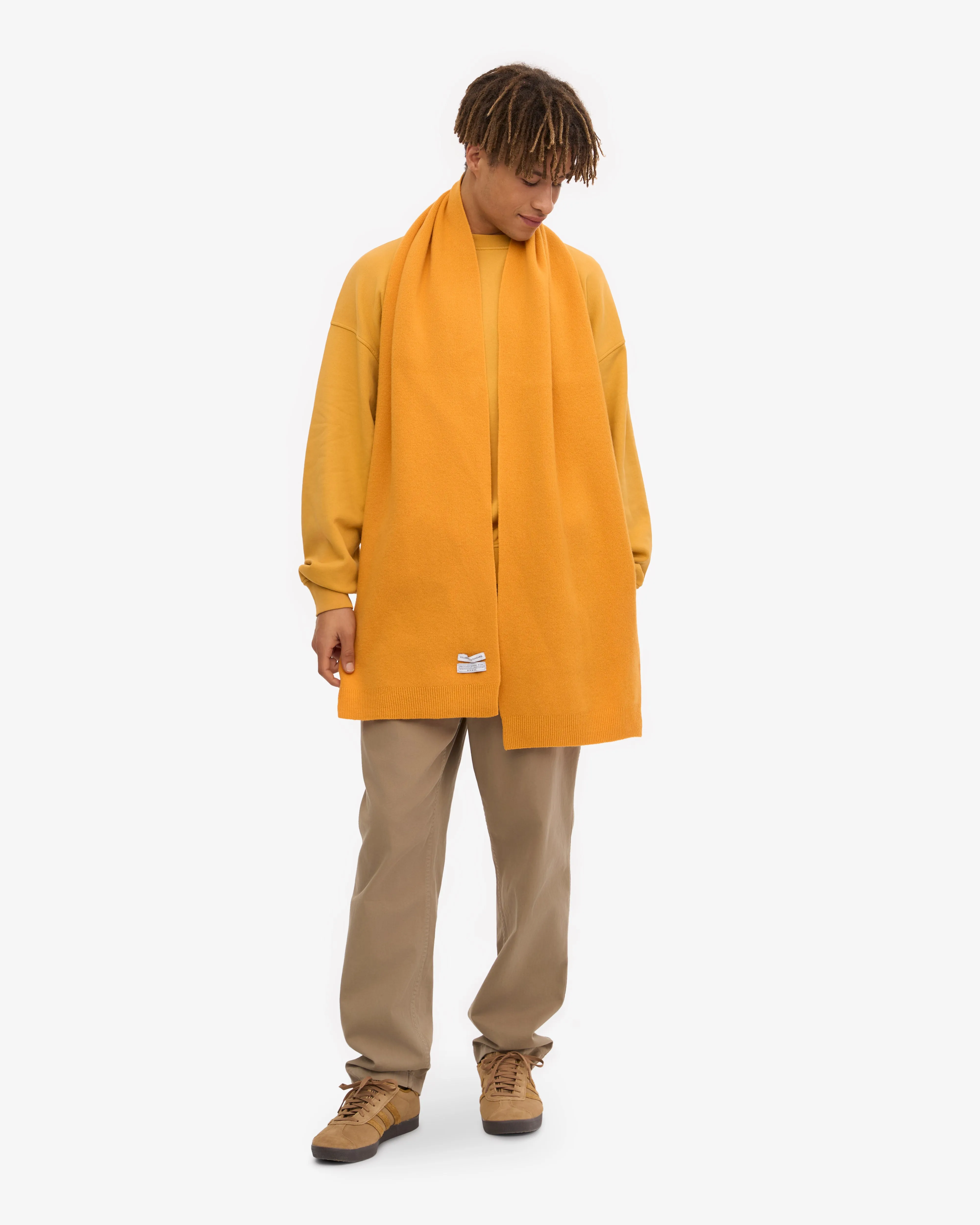 Merino Wool Beanie & Scarf - Burned Yellow sold by Colorful Standard product image thumbnail 4