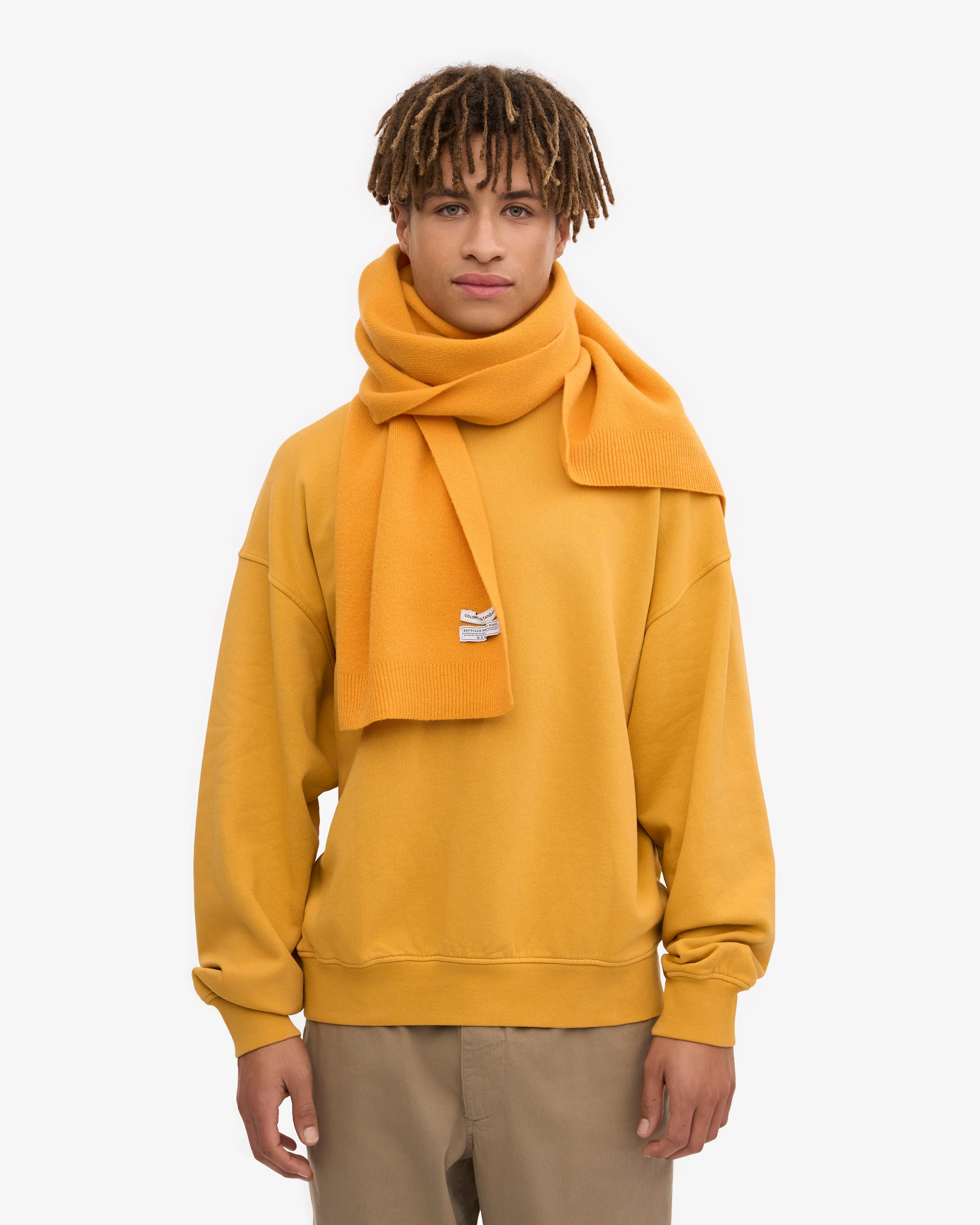 Merino Wool Beanie & Scarf - Burned Yellow sold by Colorful Standard product image thumbnail 3