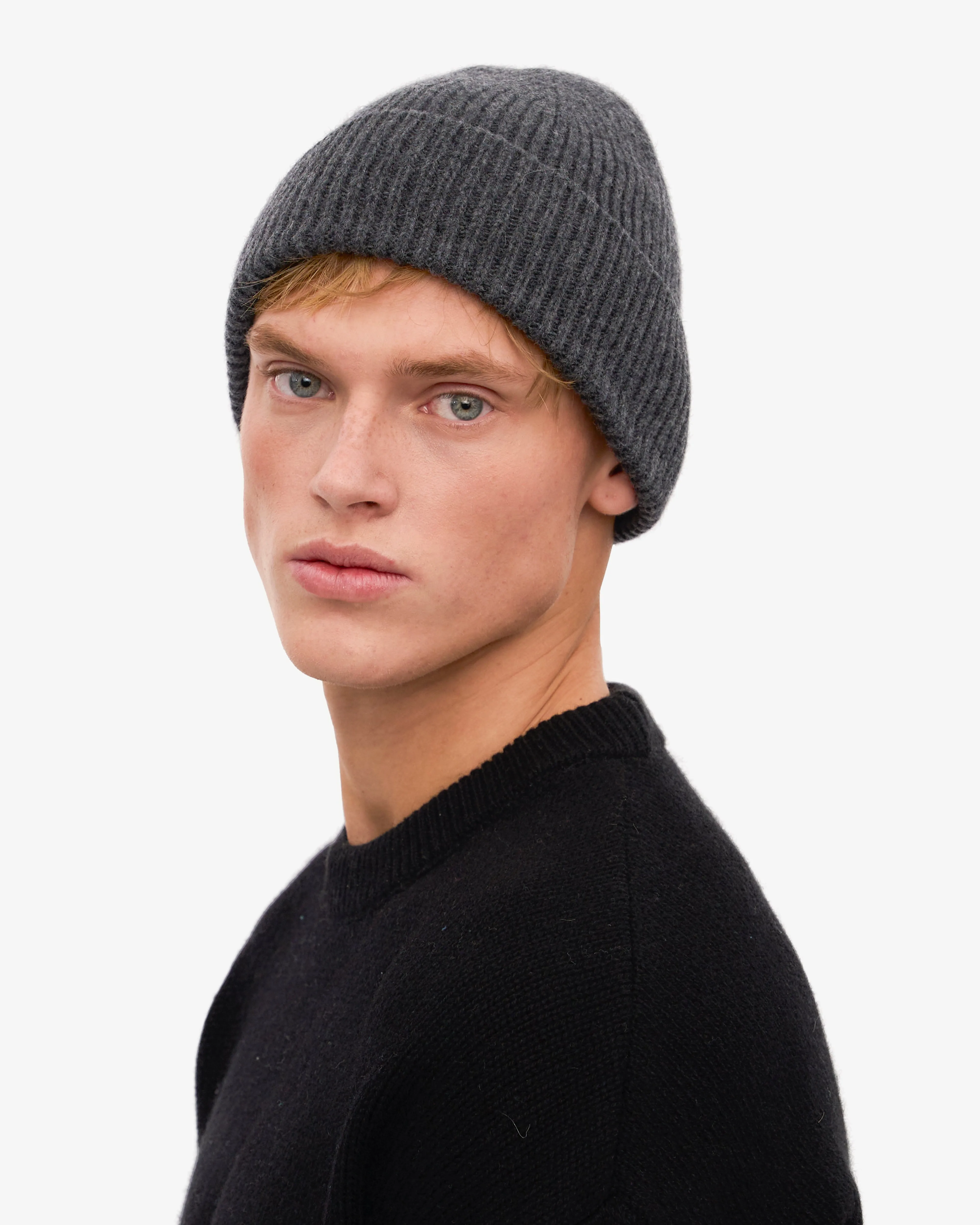 Merino Wool Beanie & Scarf - Lava Grey sold by Colorful Standard product image thumbnail 2