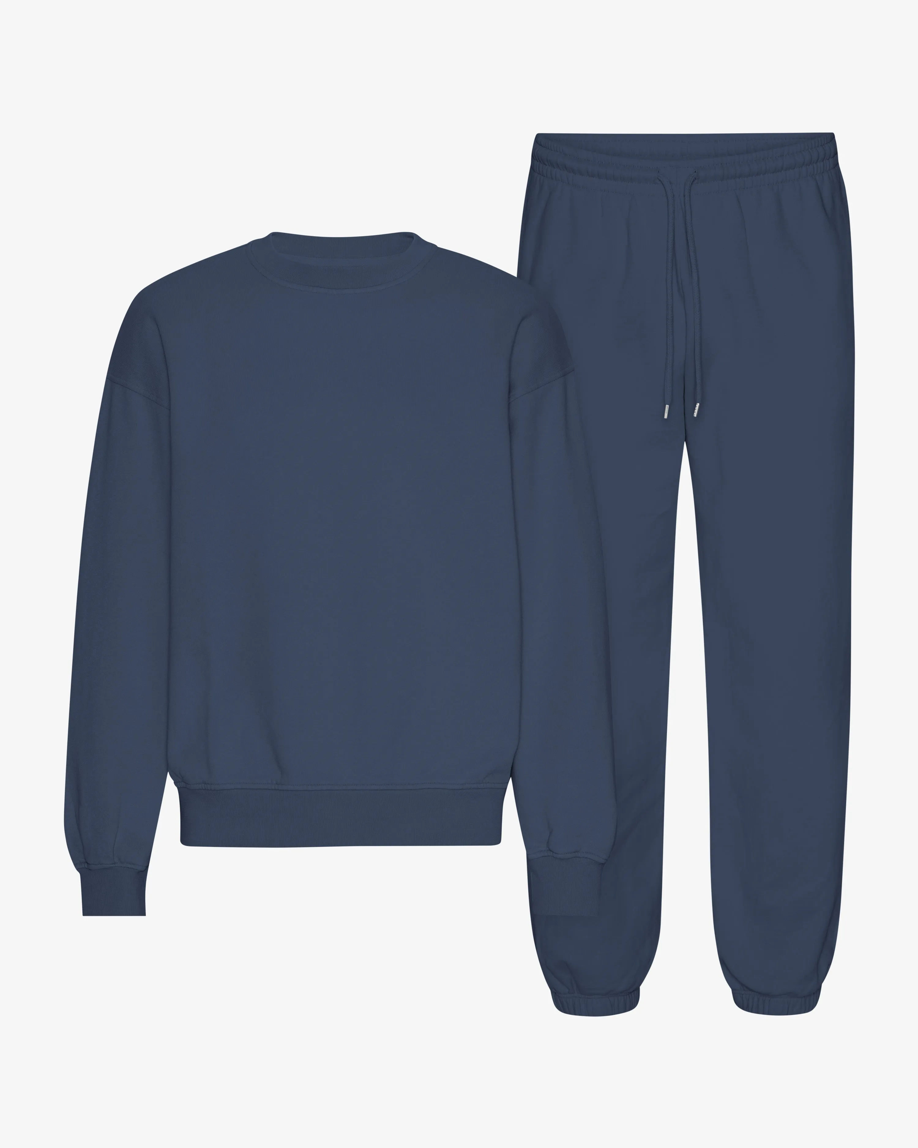 Organic Relaxed Sweatsuit - Petrol Blue sold by Colorful Standard