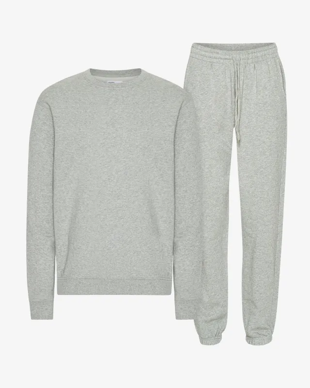 Organic Classic Sweatsuit - Heather Grey sold by Colorful Standard