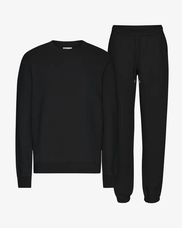 Organic Classic Sweatsuit - Deep Black sold by Colorful Standard