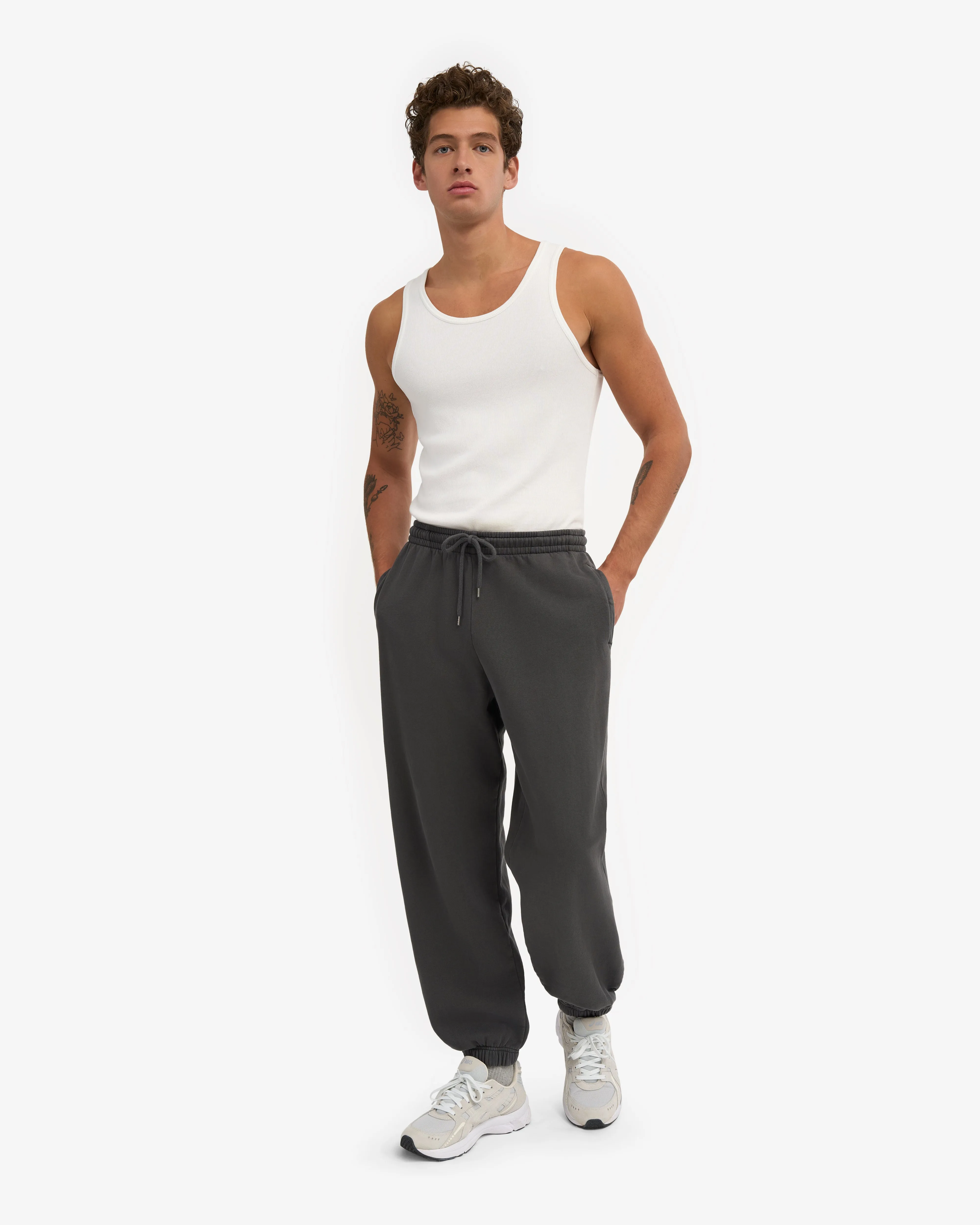 Organic Relaxed Hood Sweatsuit - Lava Grey sold by Colorful Standard product image thumbnail 5