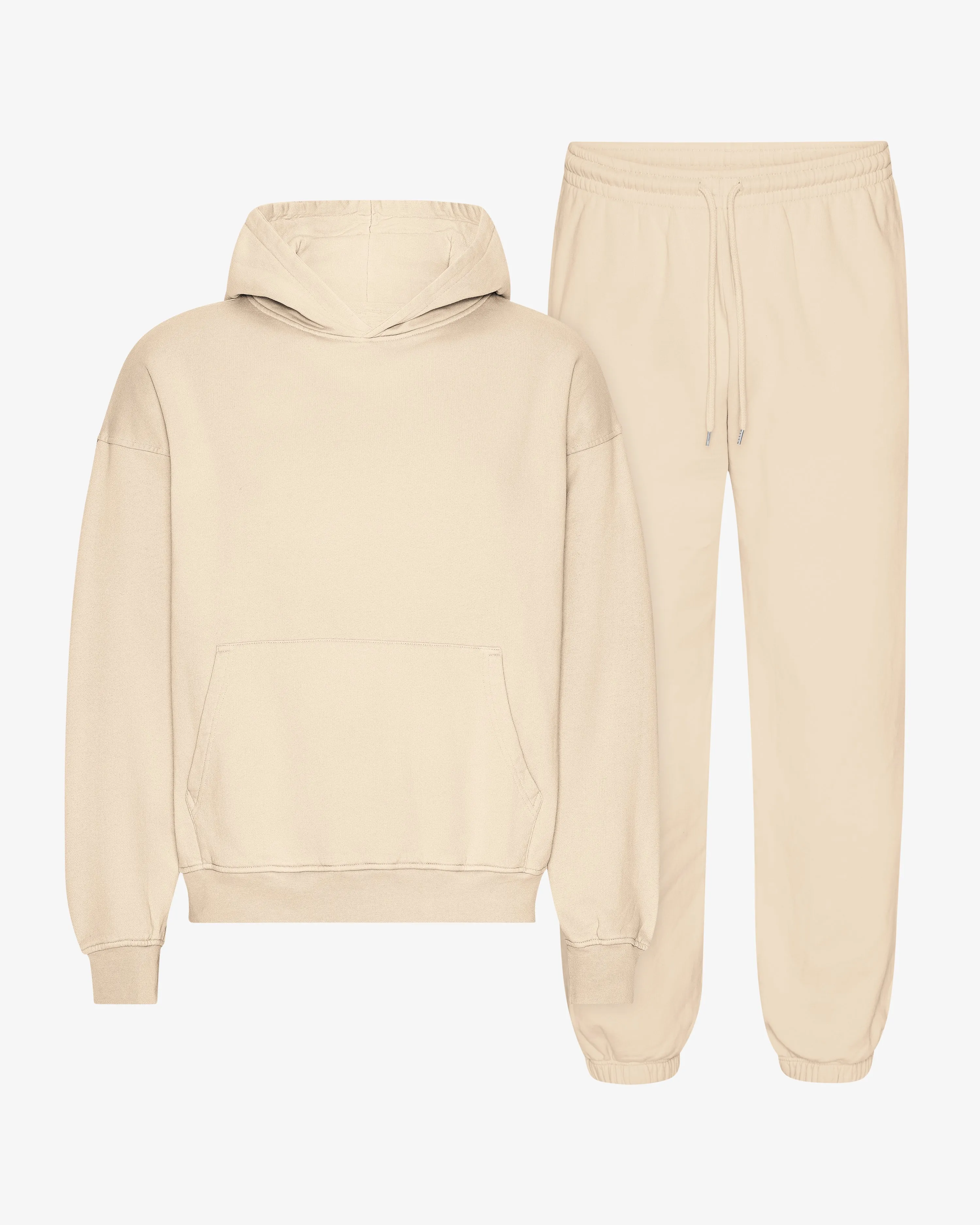 Organic Relaxed Hood Sweatsuit - Ivory White sold by Colorful Standard