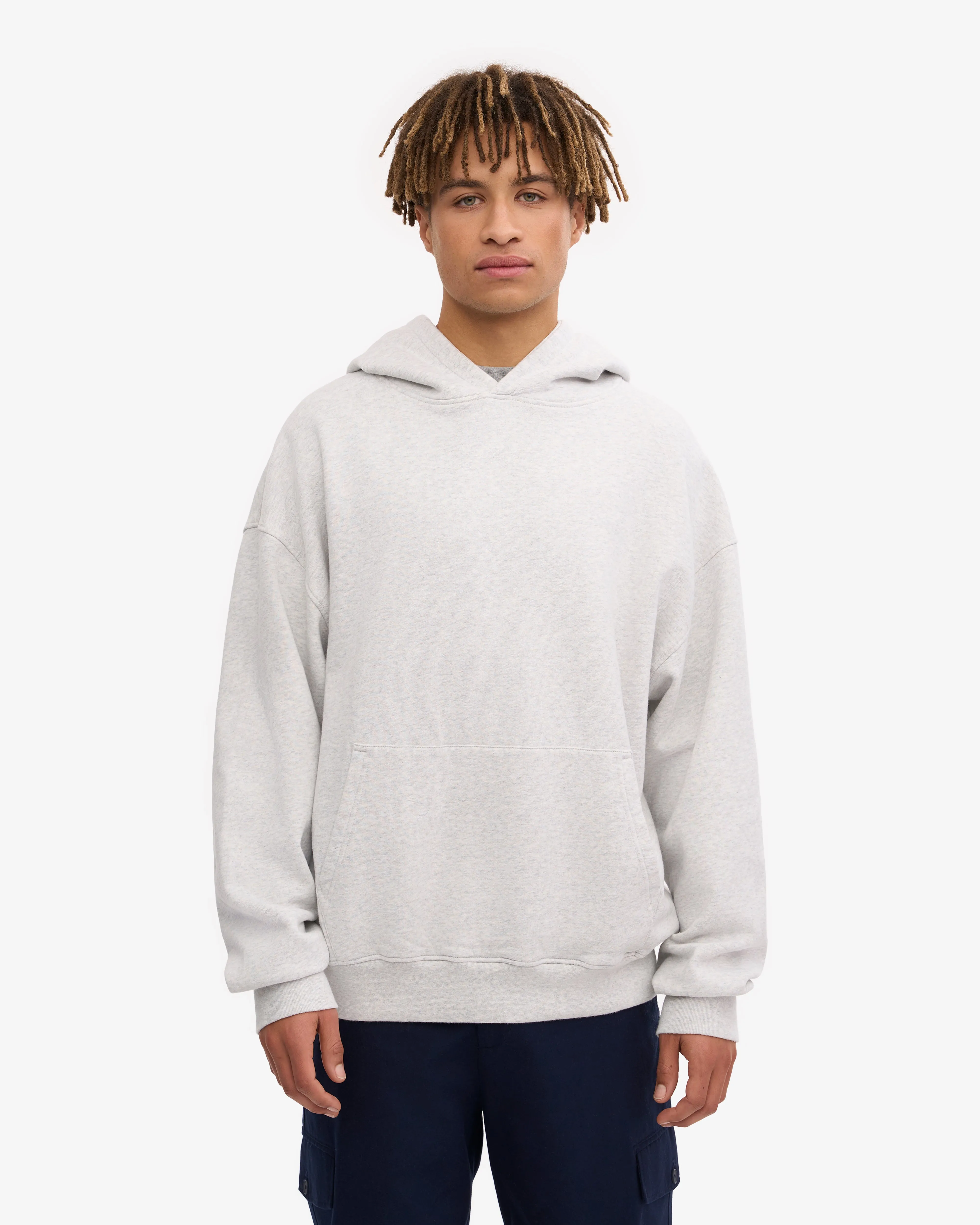 Organic Relaxed Hood Sweatsuit - Snow Melange sold by Colorful Standard product image thumbnail 2