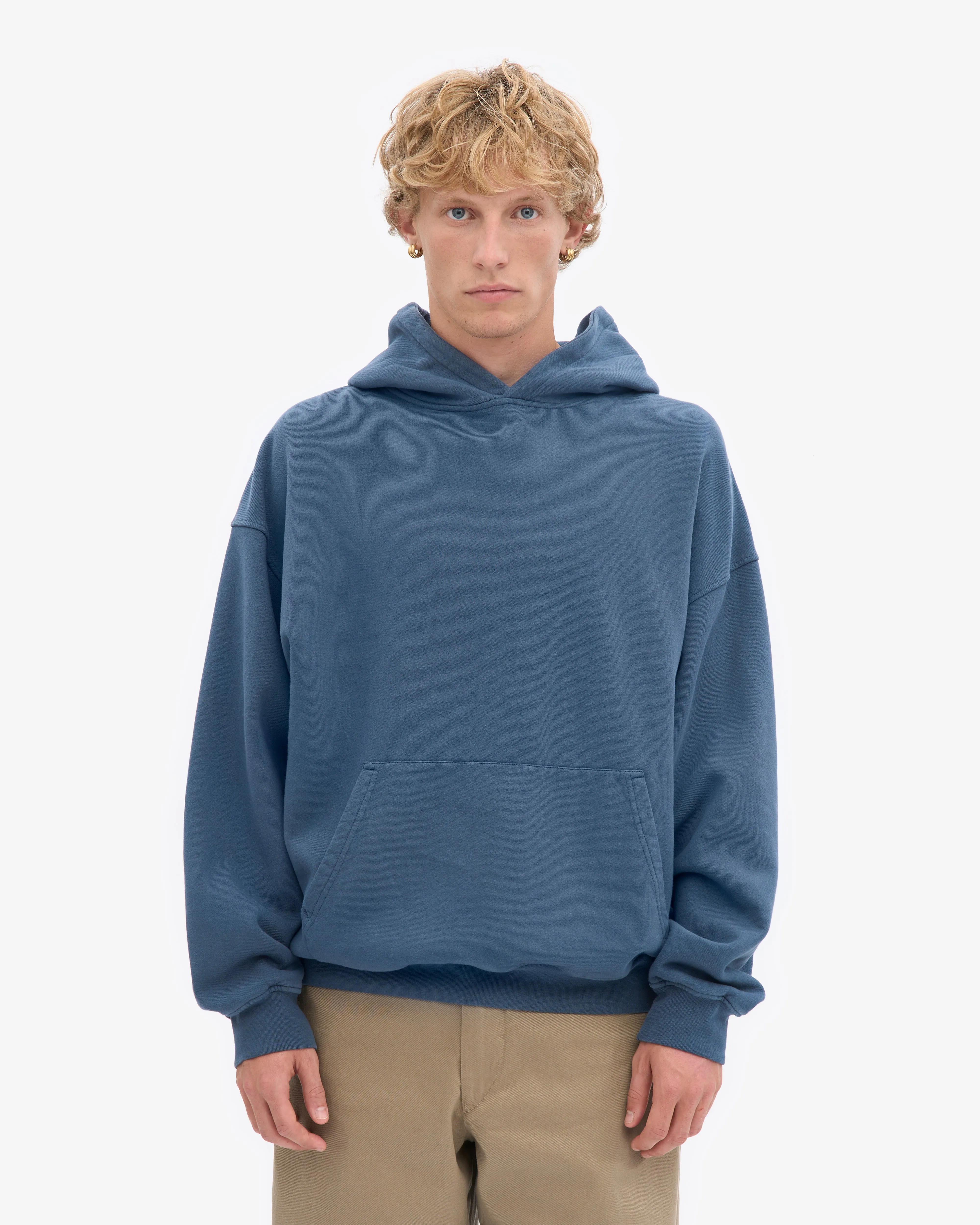 Organic Relaxed Hood Sweatsuit - Petrol Blue sold by Colorful Standard product image thumbnail 2