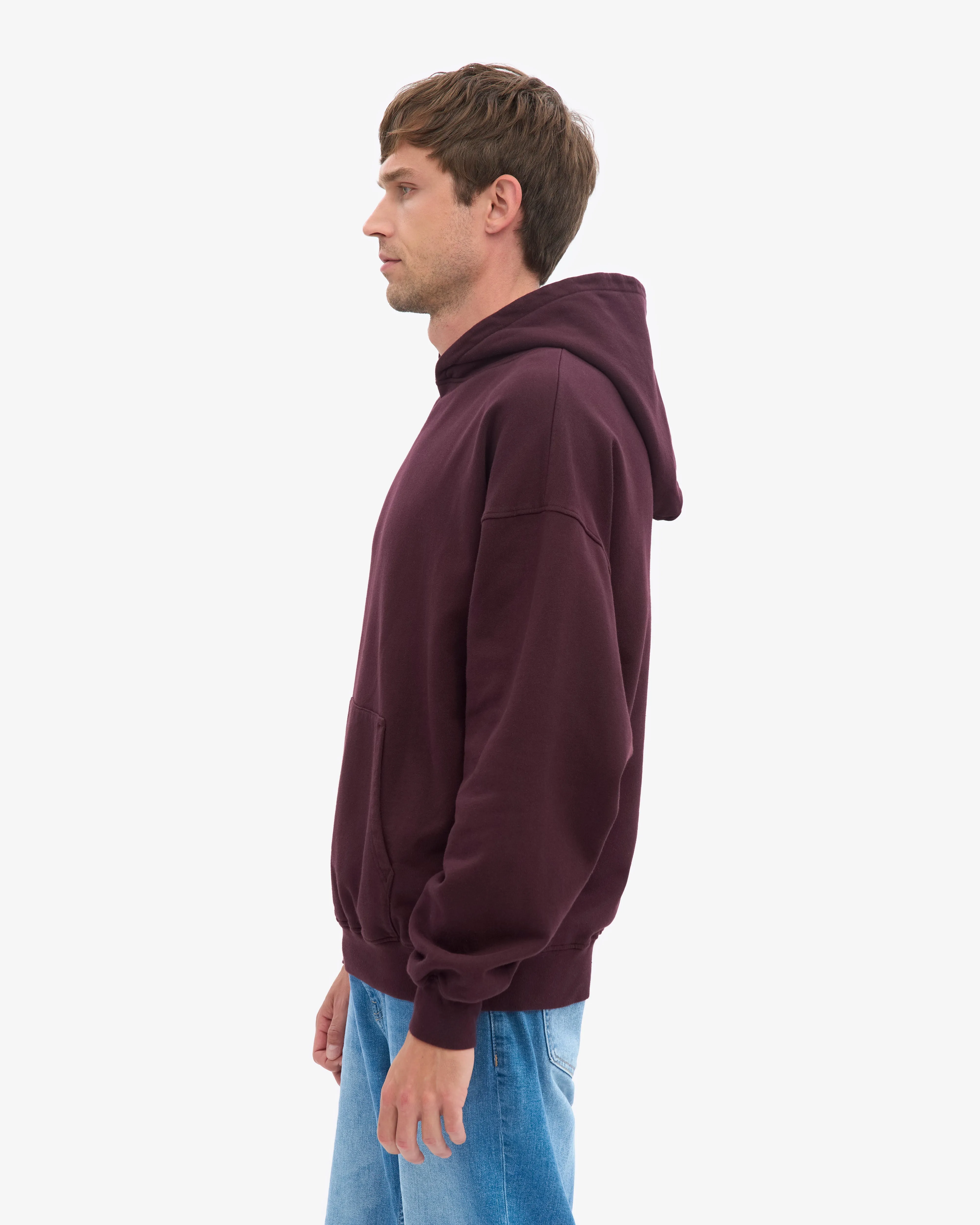 Organic Relaxed Hood Sweatsuit - Oxblood Red sold by Colorful Standard product image thumbnail 3