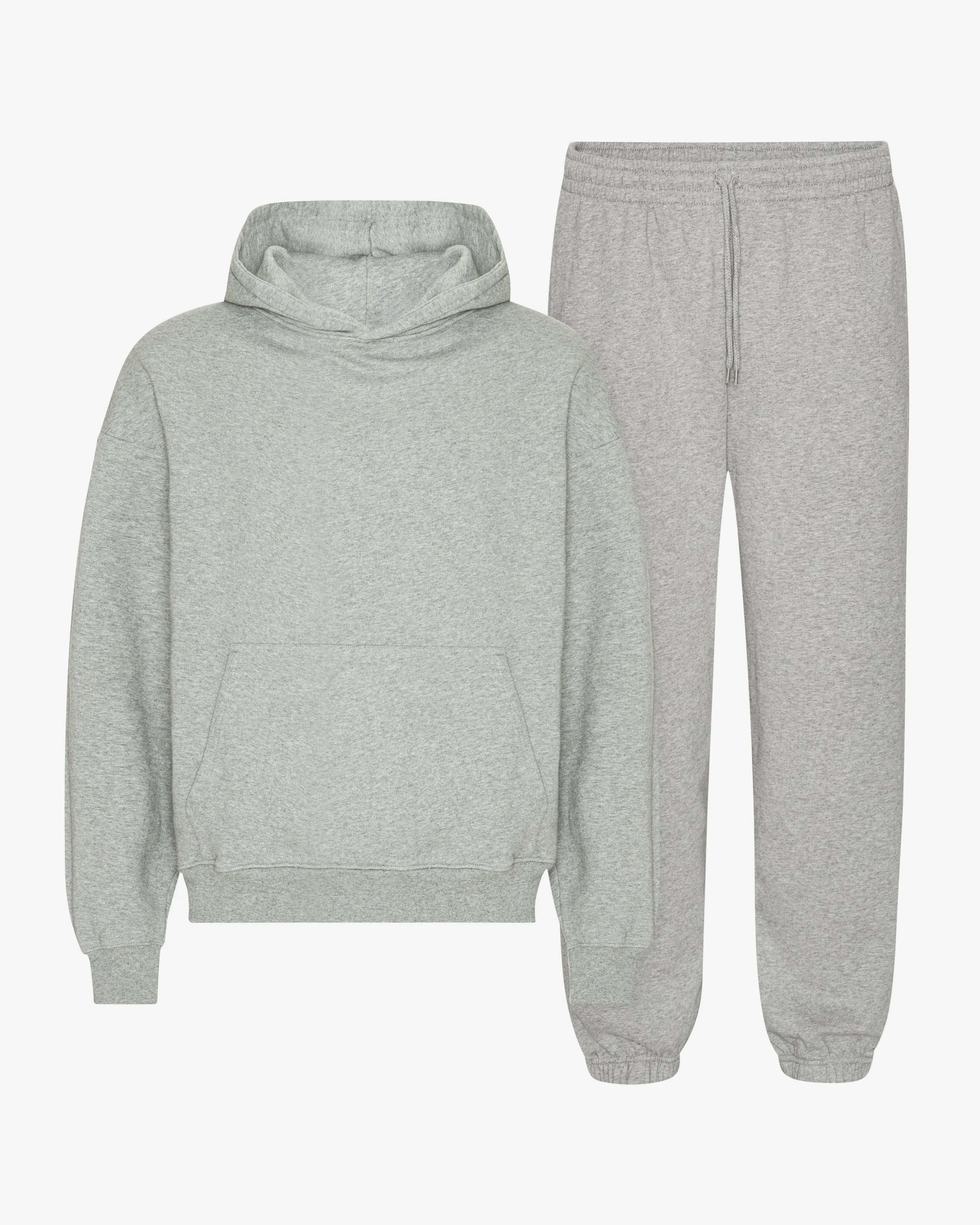 Organic Relaxed Hood Sweatsuit - Heather Grey sold by Colorful Standard