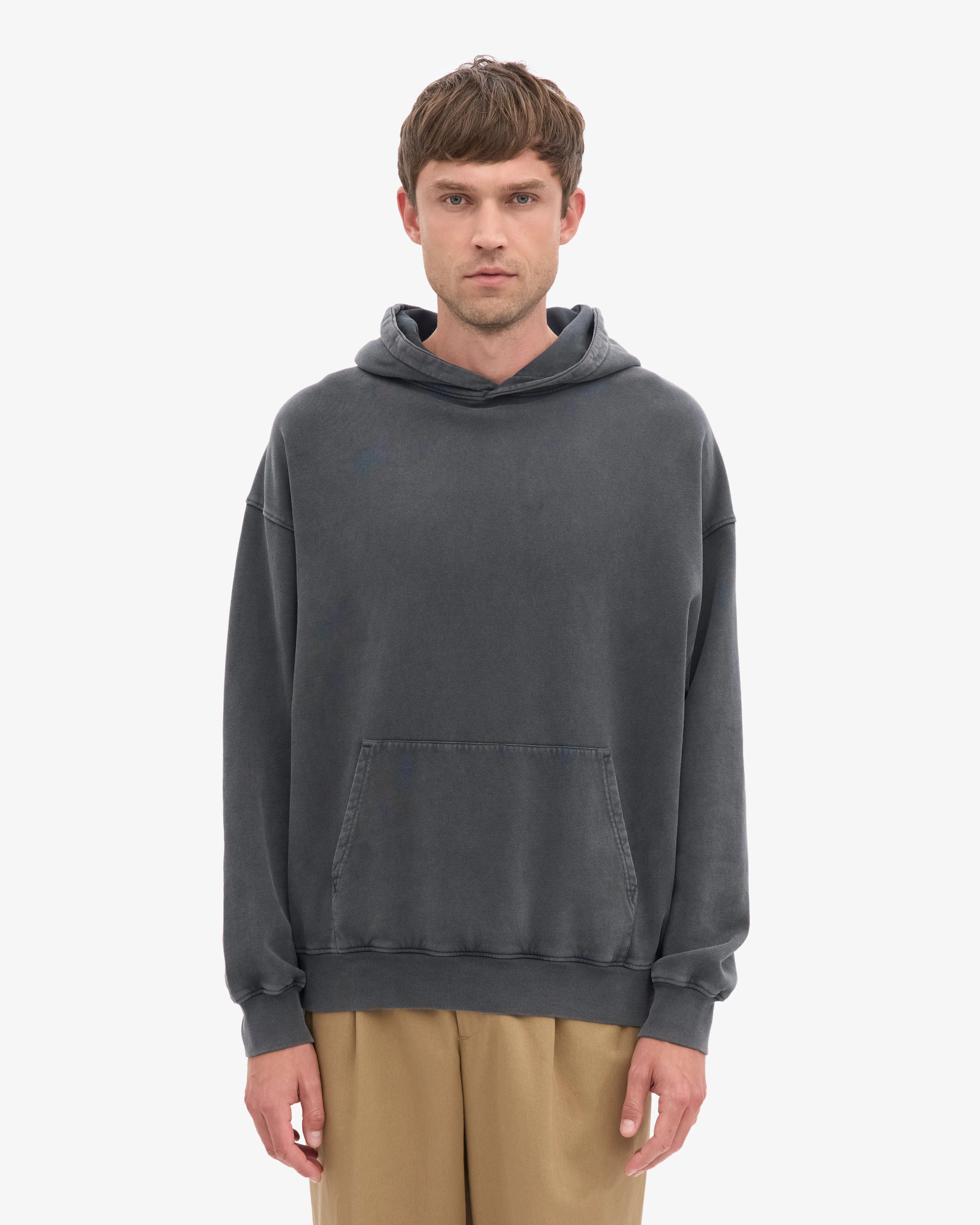 Organic Relaxed Hood Sweatsuit - Faded Black sold by Colorful Standard product image thumbnail 2