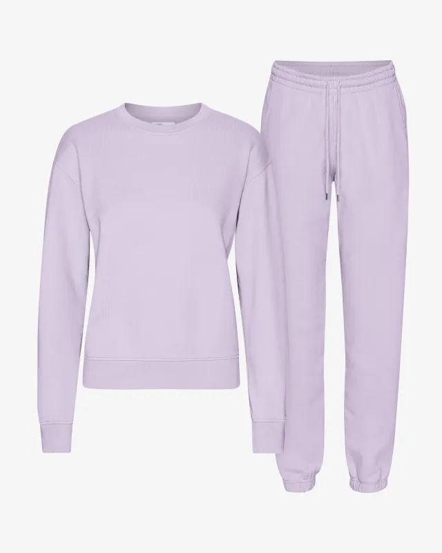 Organic Classic Sweatsuit - Soft Lavender sold by Colorful Standard