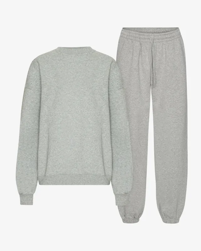 Organic Relaxed Sweatsuit - Heather Grey sold by Colorful Standard