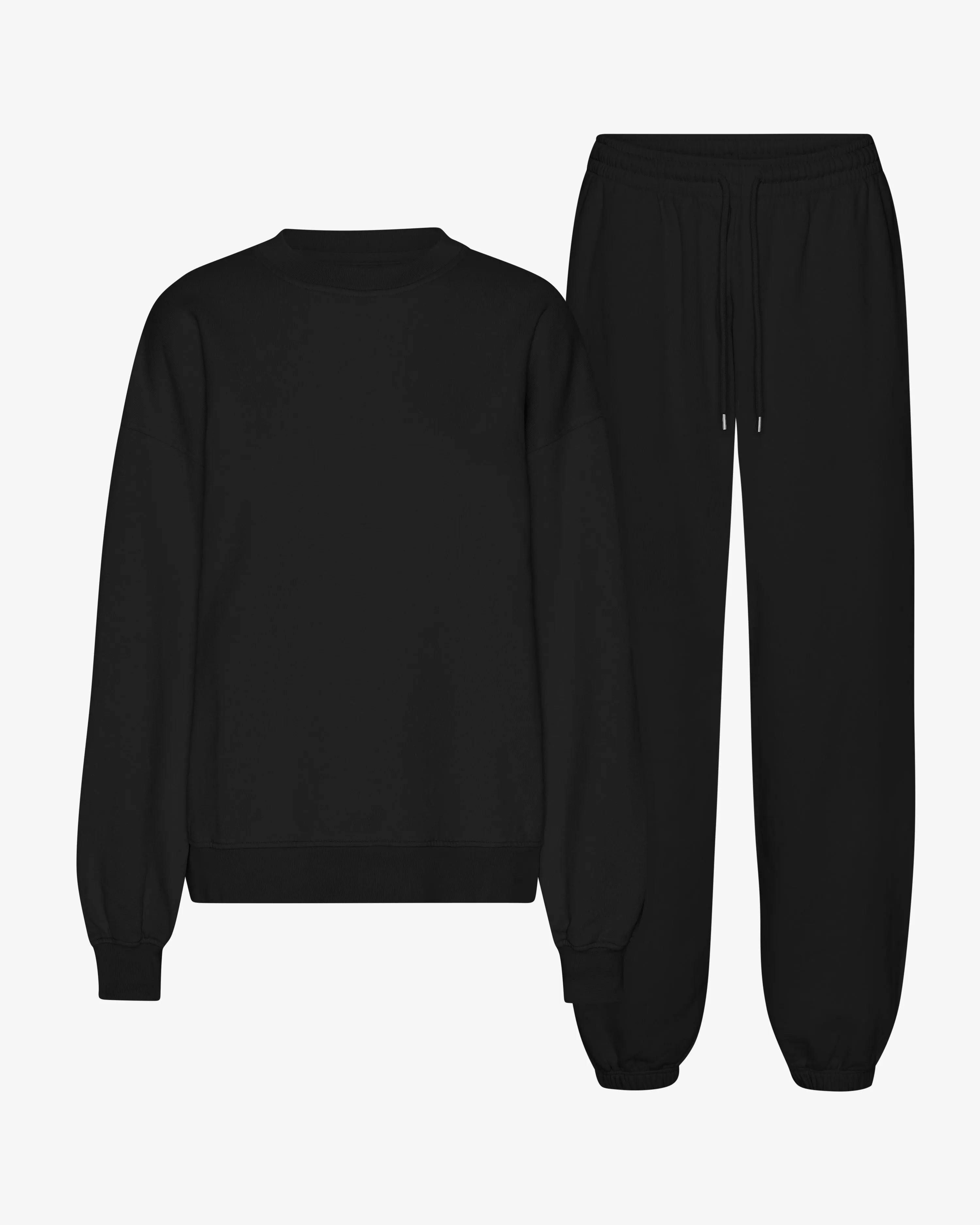 Organic Relaxed Sweatsuit - Deep Black sold by Colorful Standard