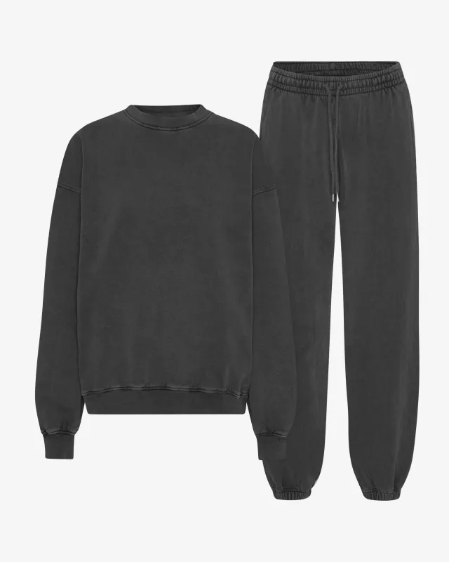 Organic Relaxed Sweatsuit - Faded Black sold by Colorful Standard