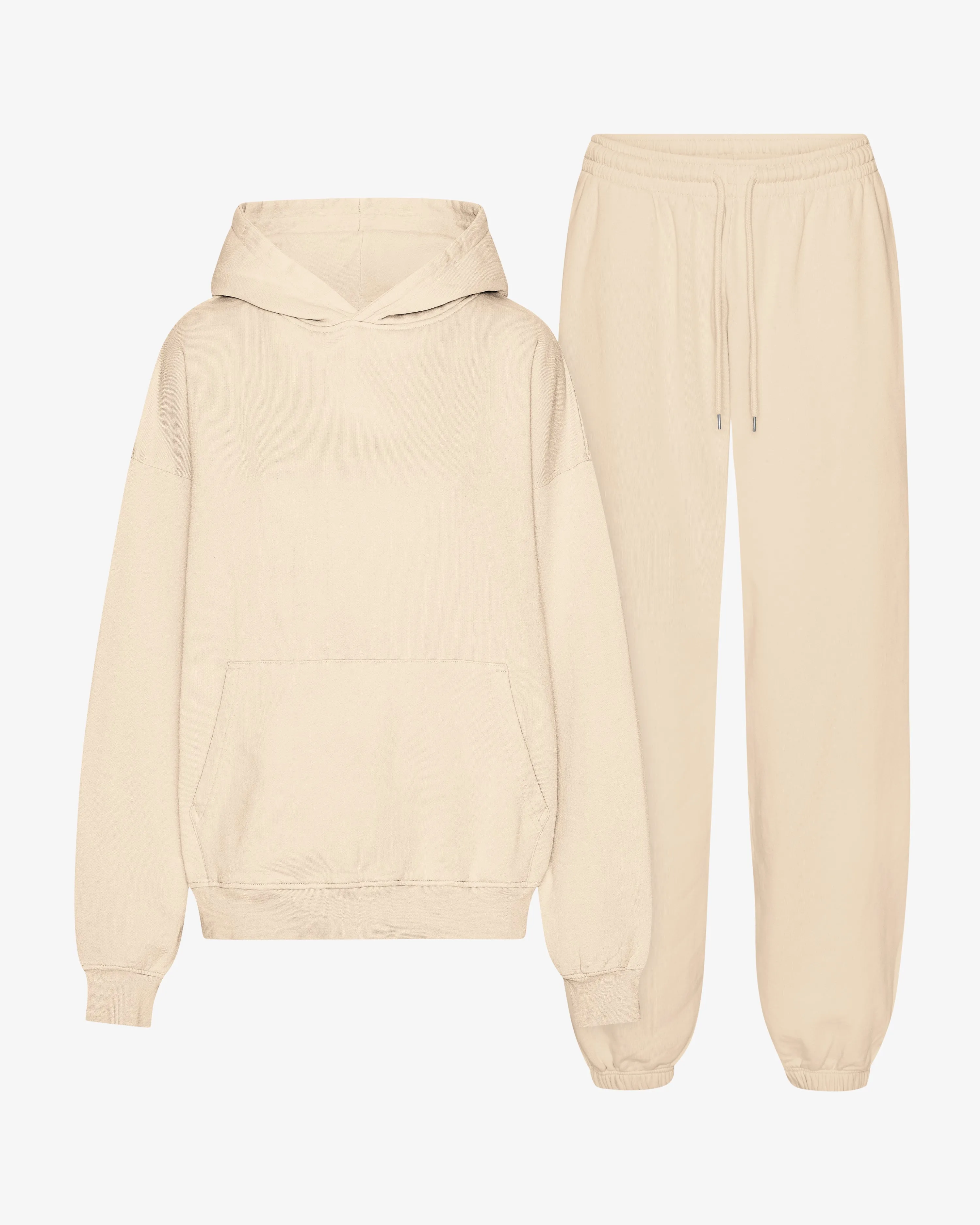 Organic Relaxed Hood Sweatsuit - Ivory White sold by Colorful Standard