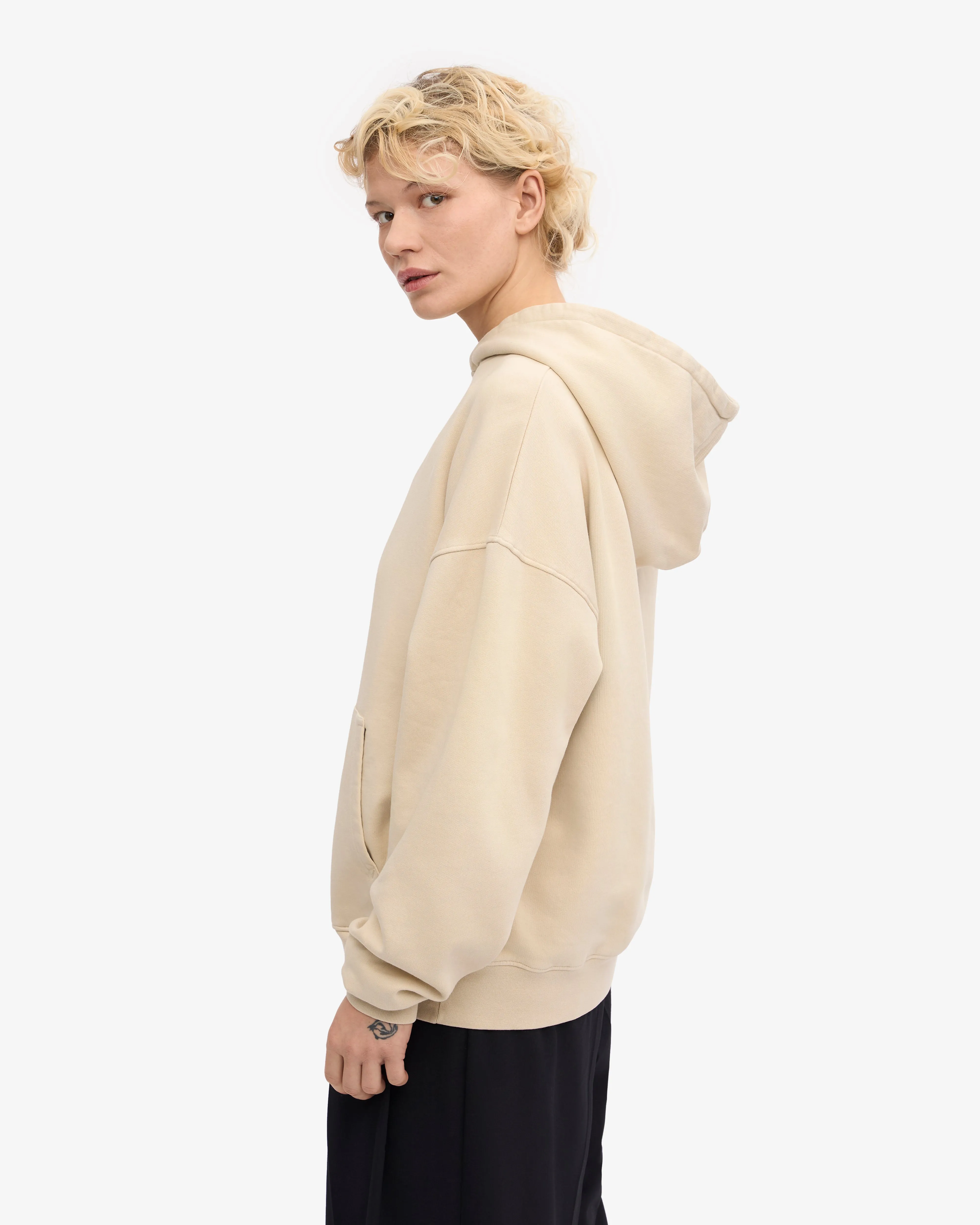 Organic Relaxed Hood Sweatsuit - Ivory White sold by Colorful Standard product image thumbnail 3