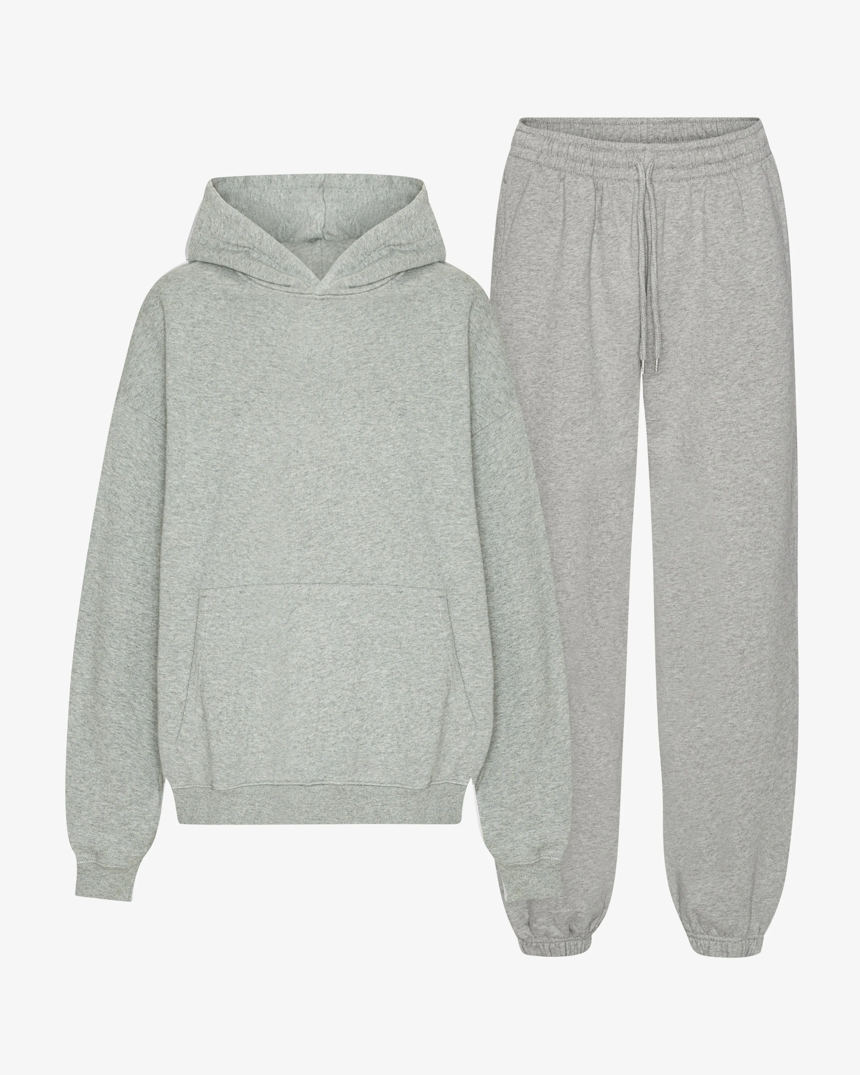 Organic Relaxed Hood Sweatsuit - Heather Grey sold by Colorful Standard