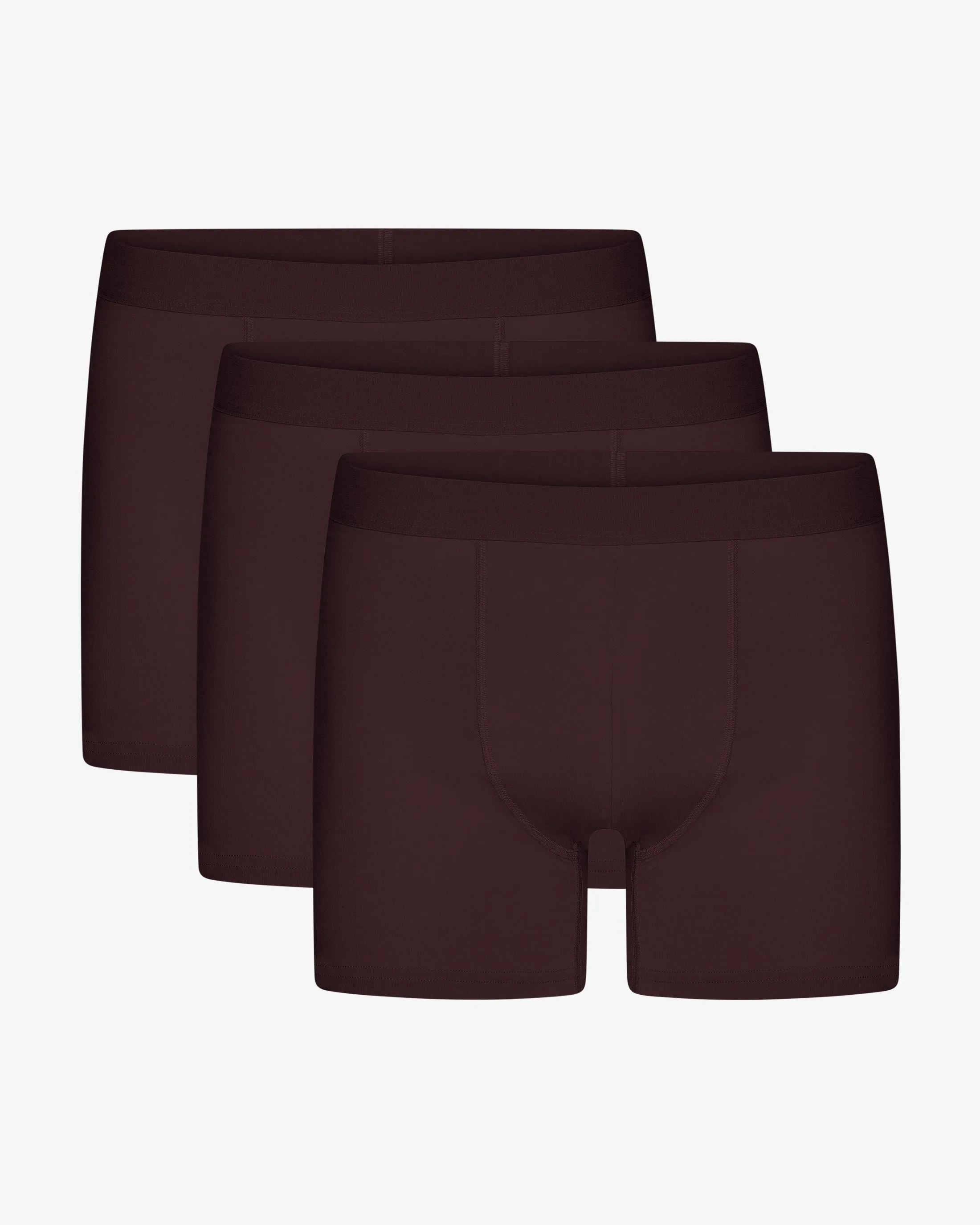 Organic Boxer Briefs 3 Pack - Oxblood Red sold by Colorful Standard