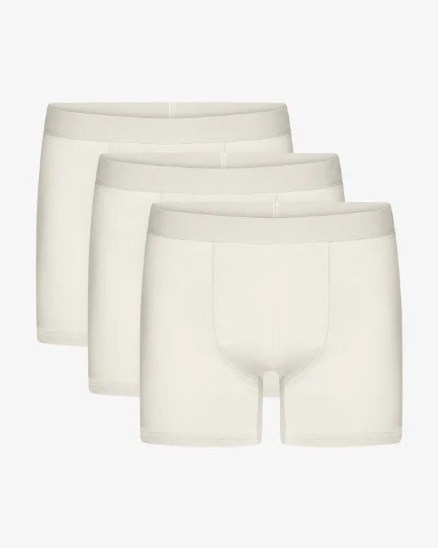 Organic Boxer Briefs 3 Pack - Ivory White sold by Colorful Standard