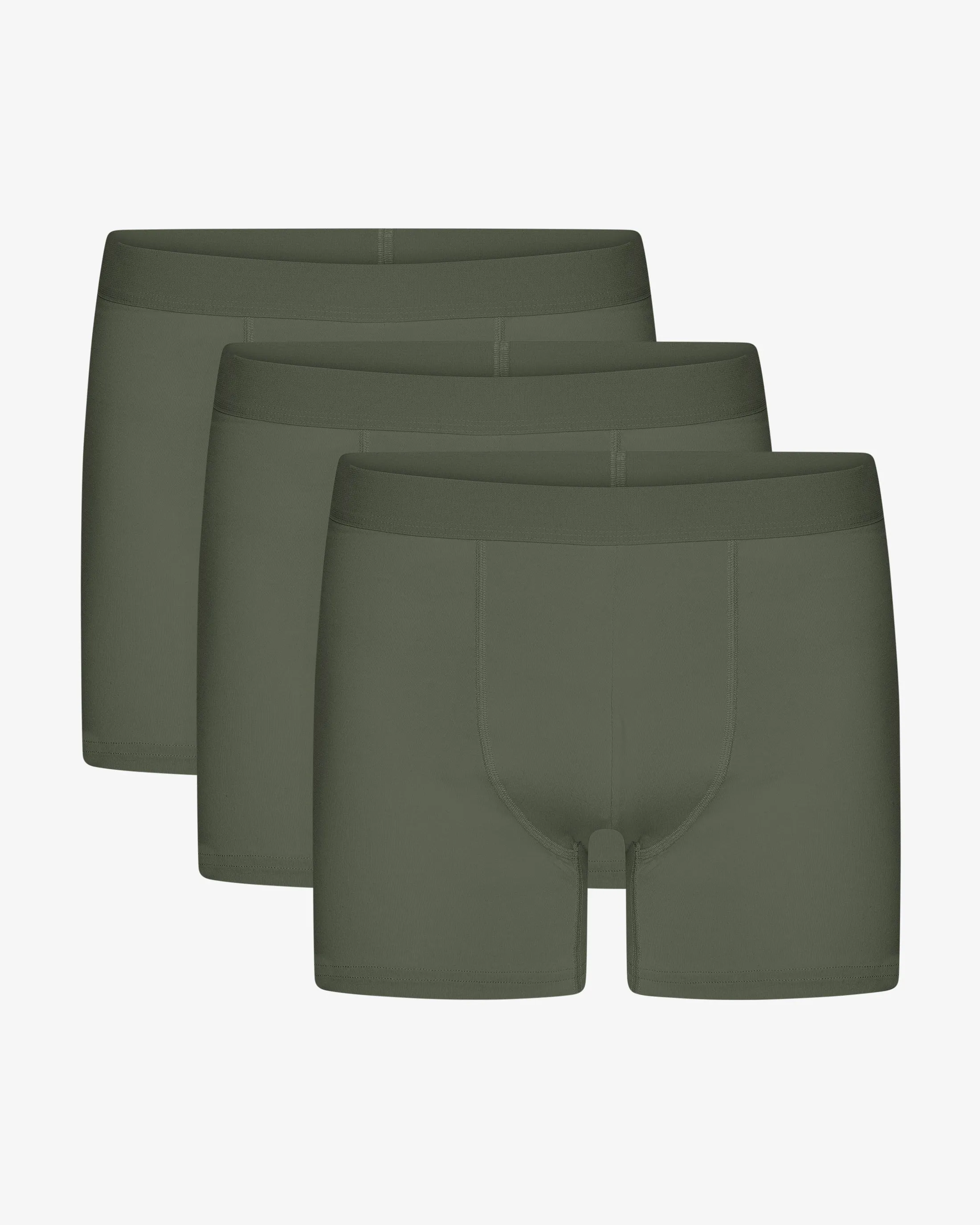 Organic Boxer Briefs 3 Pack - Dusty Olive sold by Colorful Standard