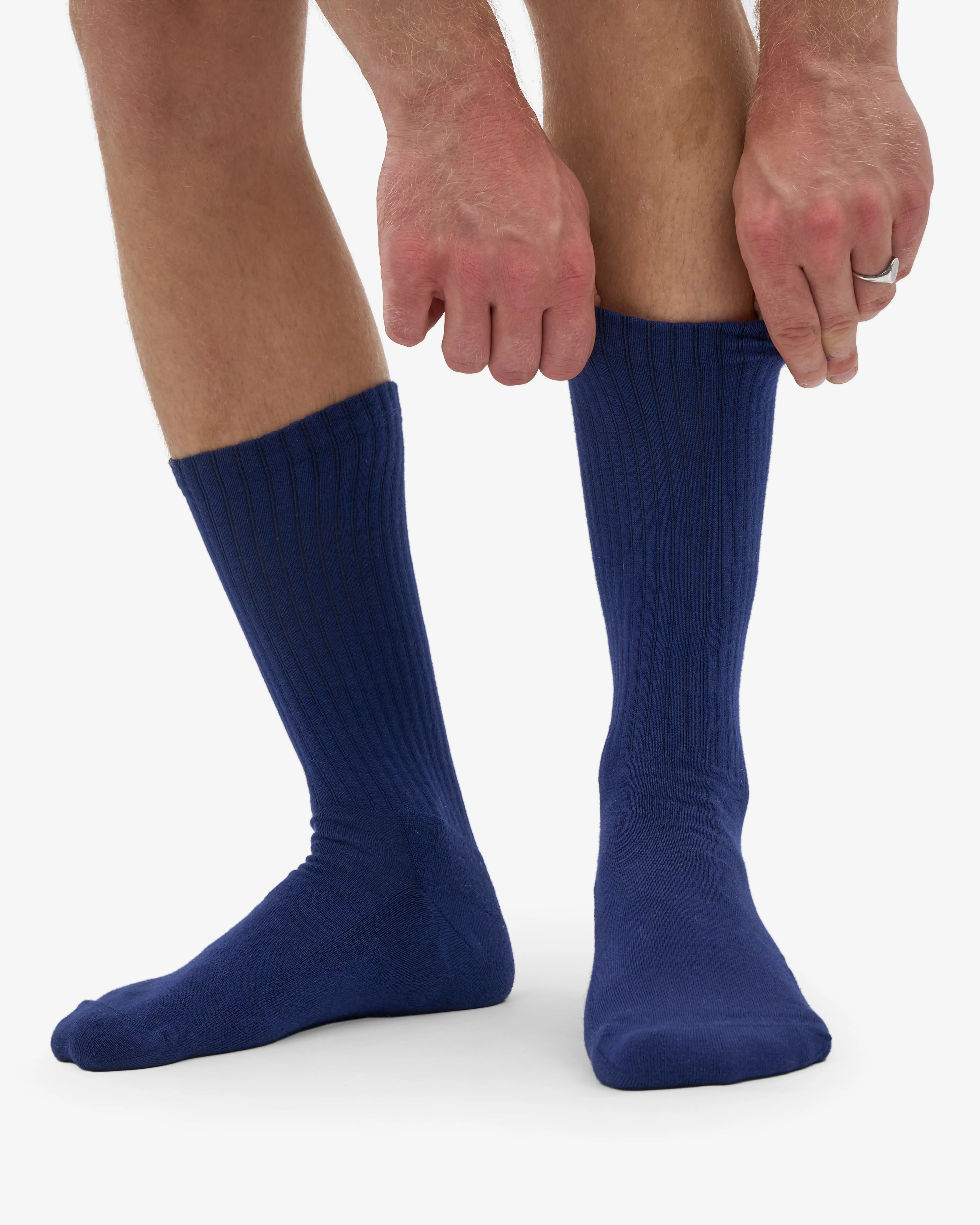 Organic Active Sock - Marine Blue (3-Pack) sold by Colorful Standard product image thumbnail 2