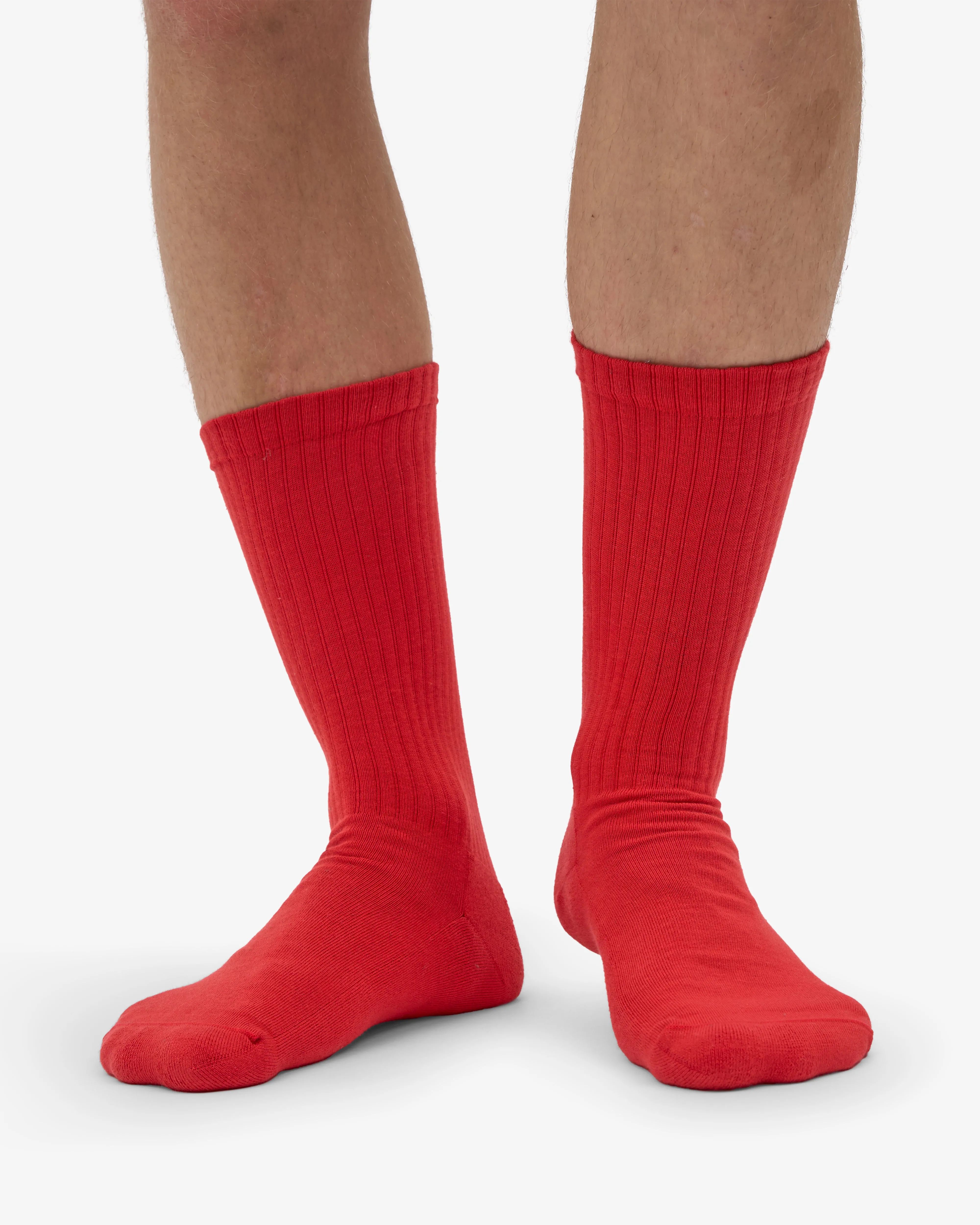 Organic Active Sock - Red Tangerine (3-Pack) sold by Colorful Standard product image thumbnail 4