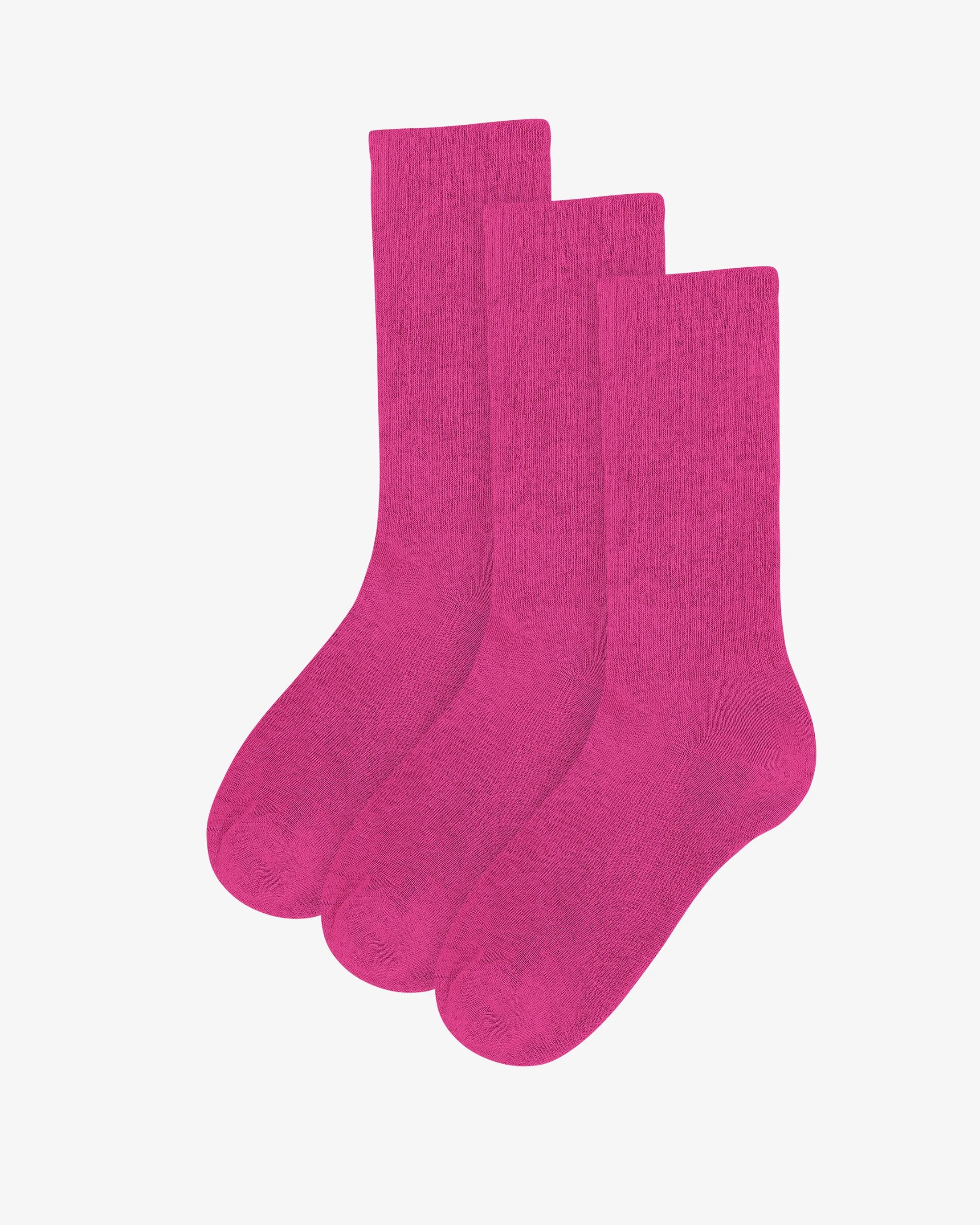 Organic Active Sock - Bubblegum Pink (3-Pack) sold by Colorful Standard