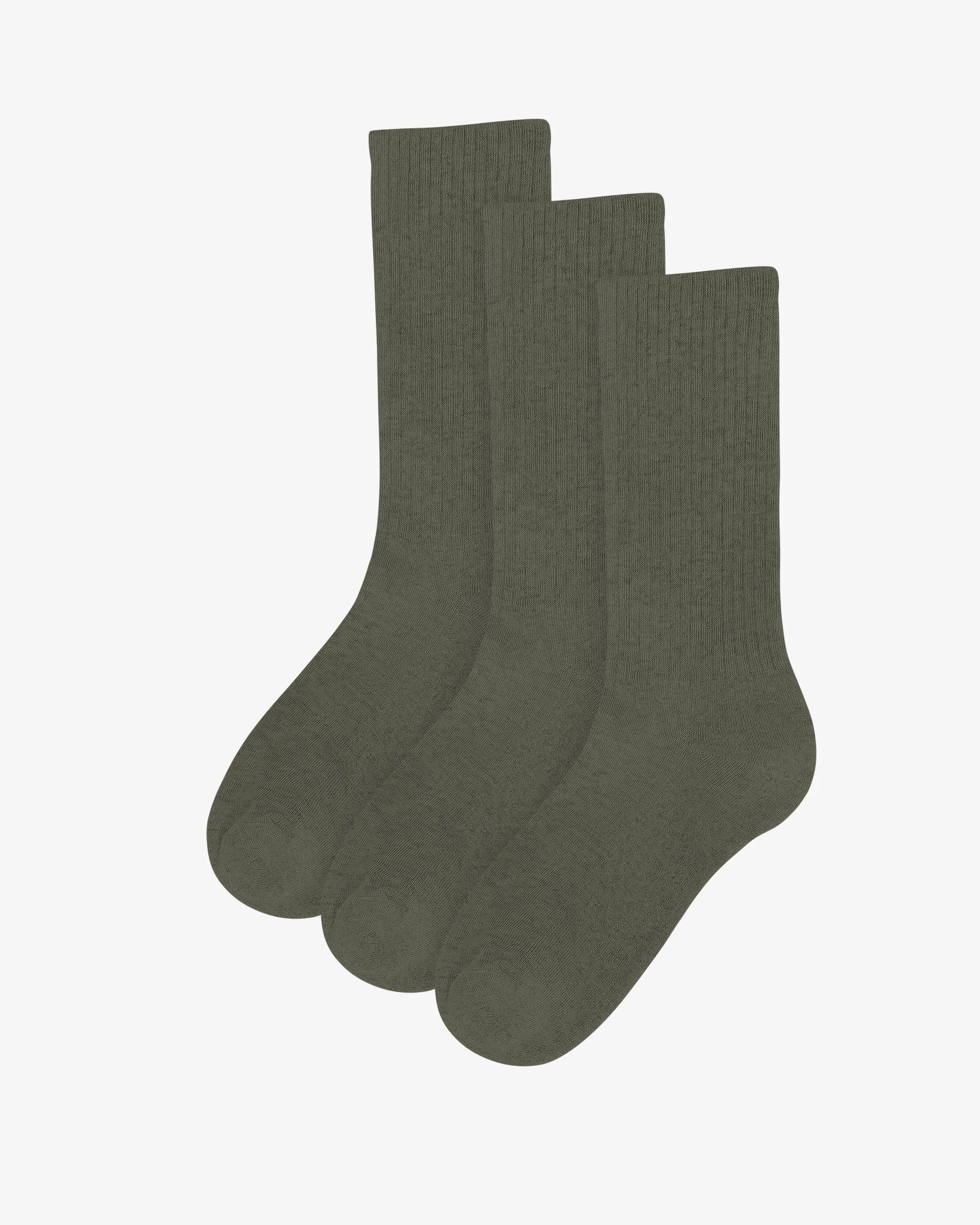 Organic Active Sock - Dusty Olive (3-Pack) sold by Colorful Standard