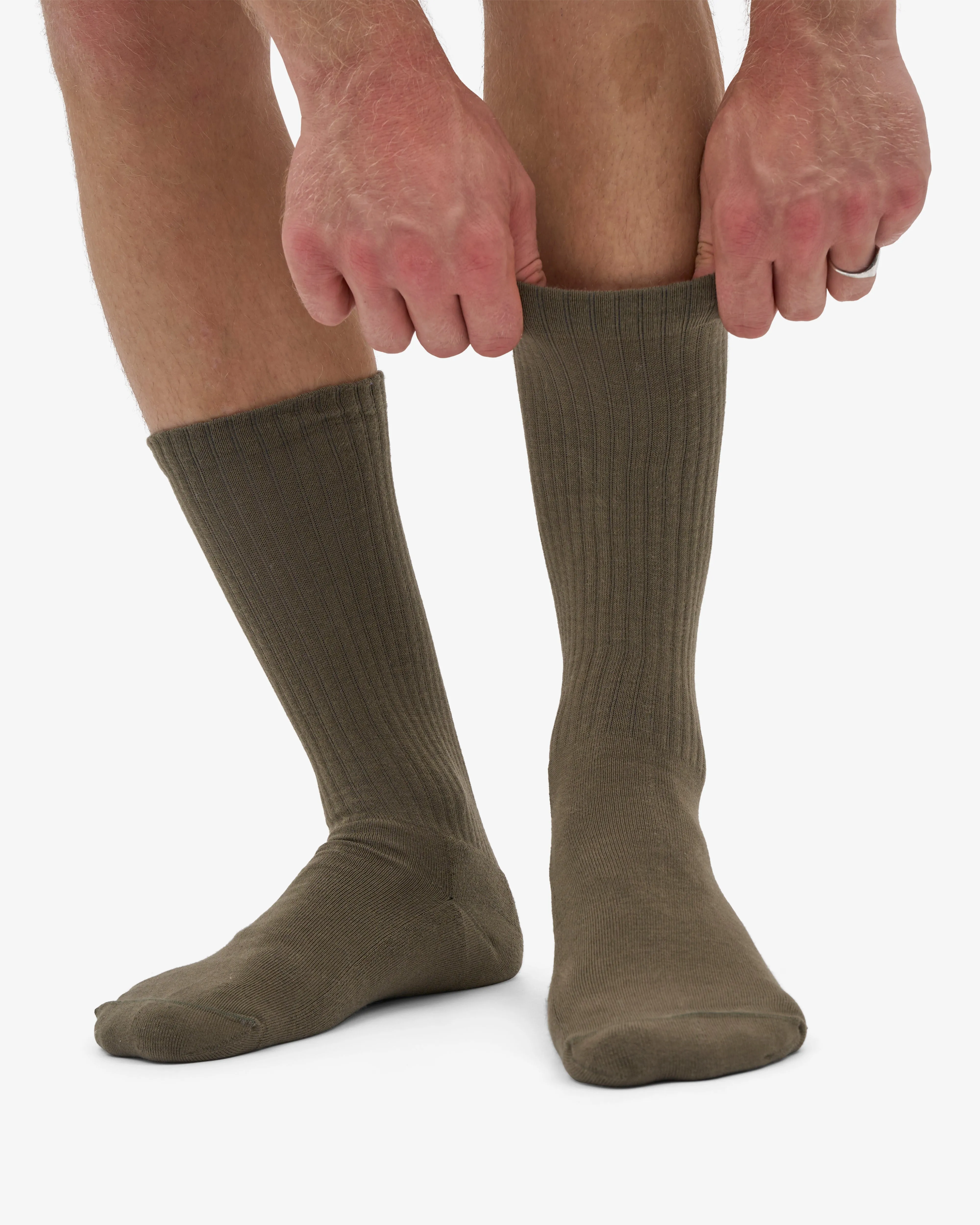 Organic Active Sock - Dusty Olive (3-Pack) sold by Colorful Standard product image thumbnail 2