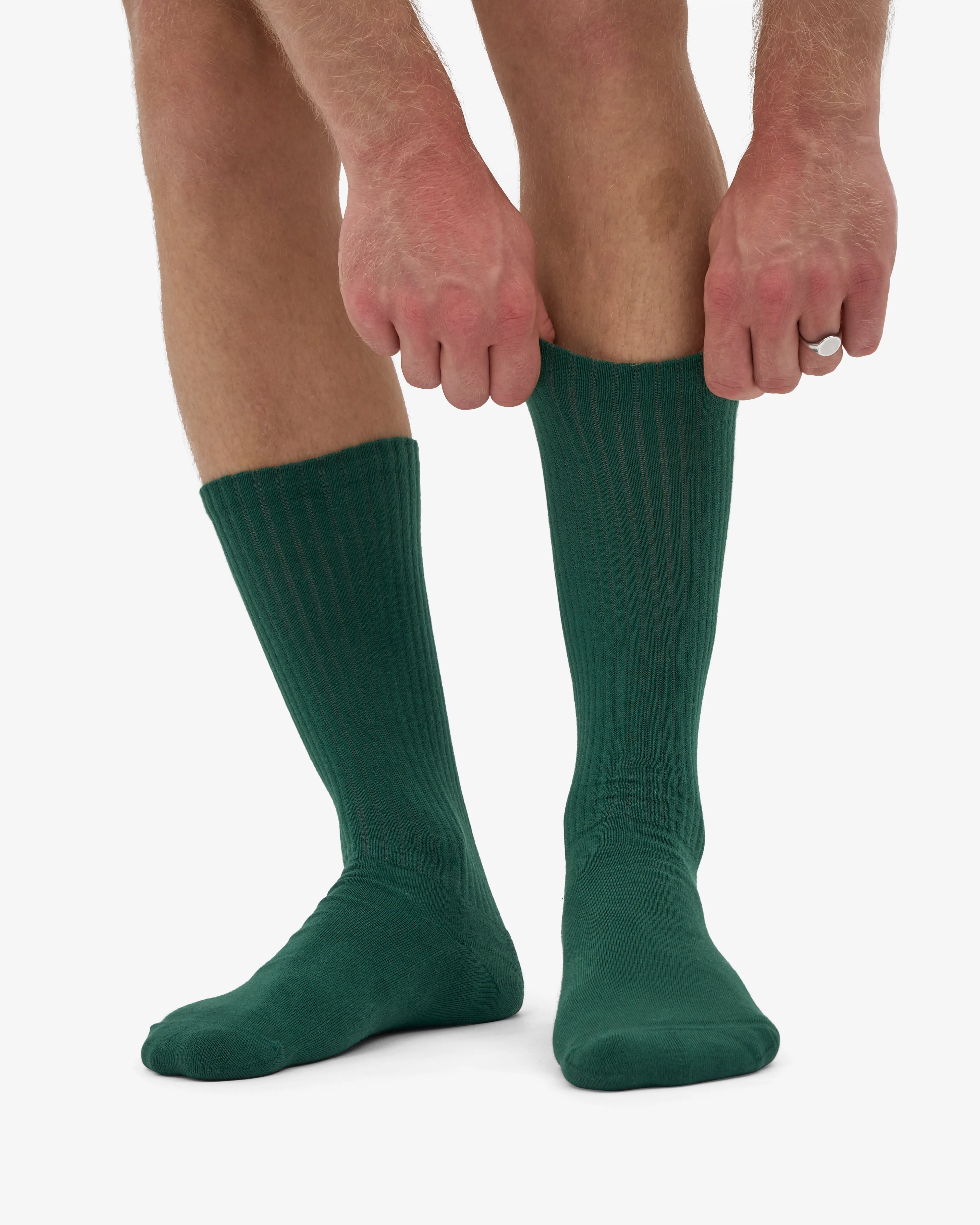 Organic Active Sock - Emerald Green (3-Pack) sold by Colorful Standard product image thumbnail 2