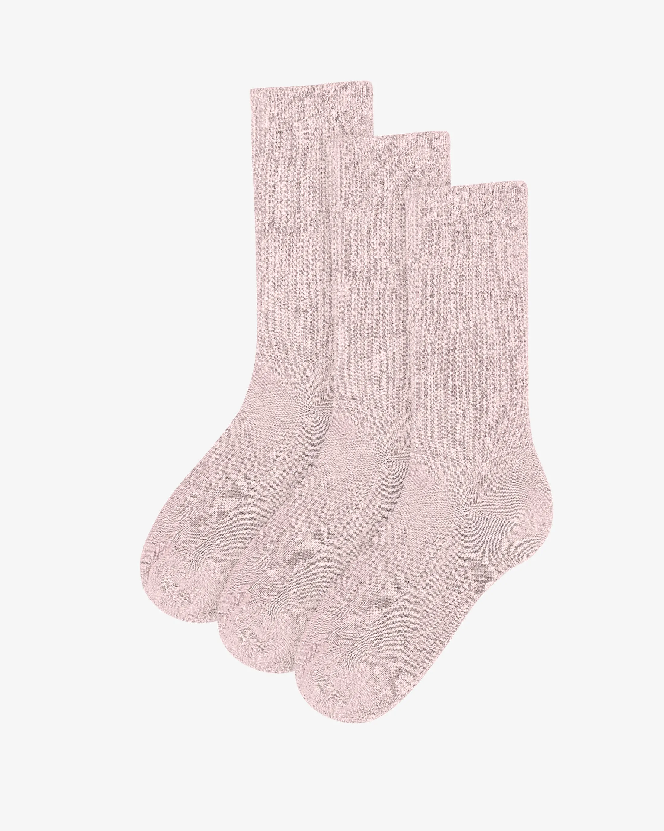 Organic Active Sock - Faded Pink (3-Pack) sold by Colorful Standard