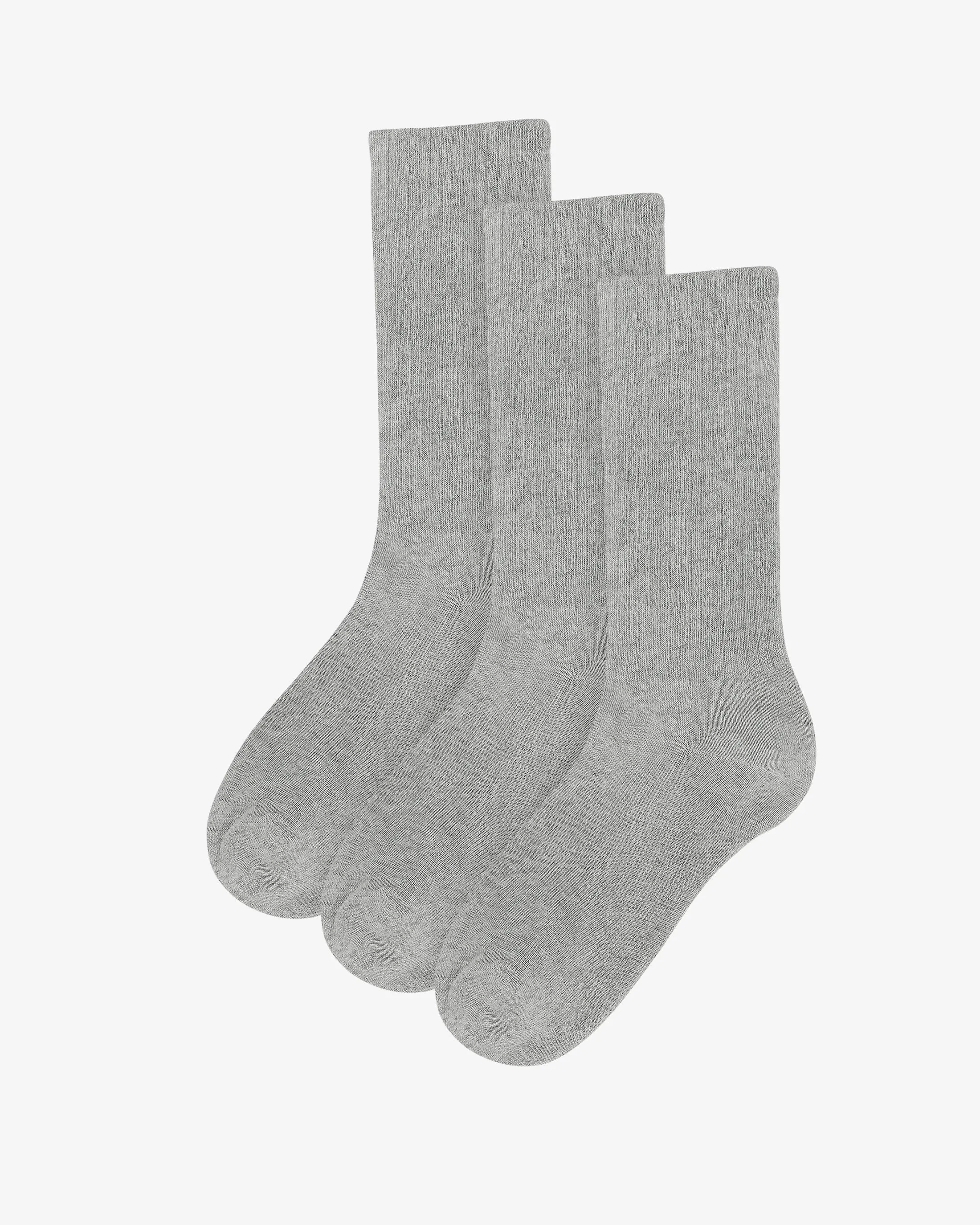 Organic Active Sock - Heather Grey (3-Pack) sold by Colorful Standard