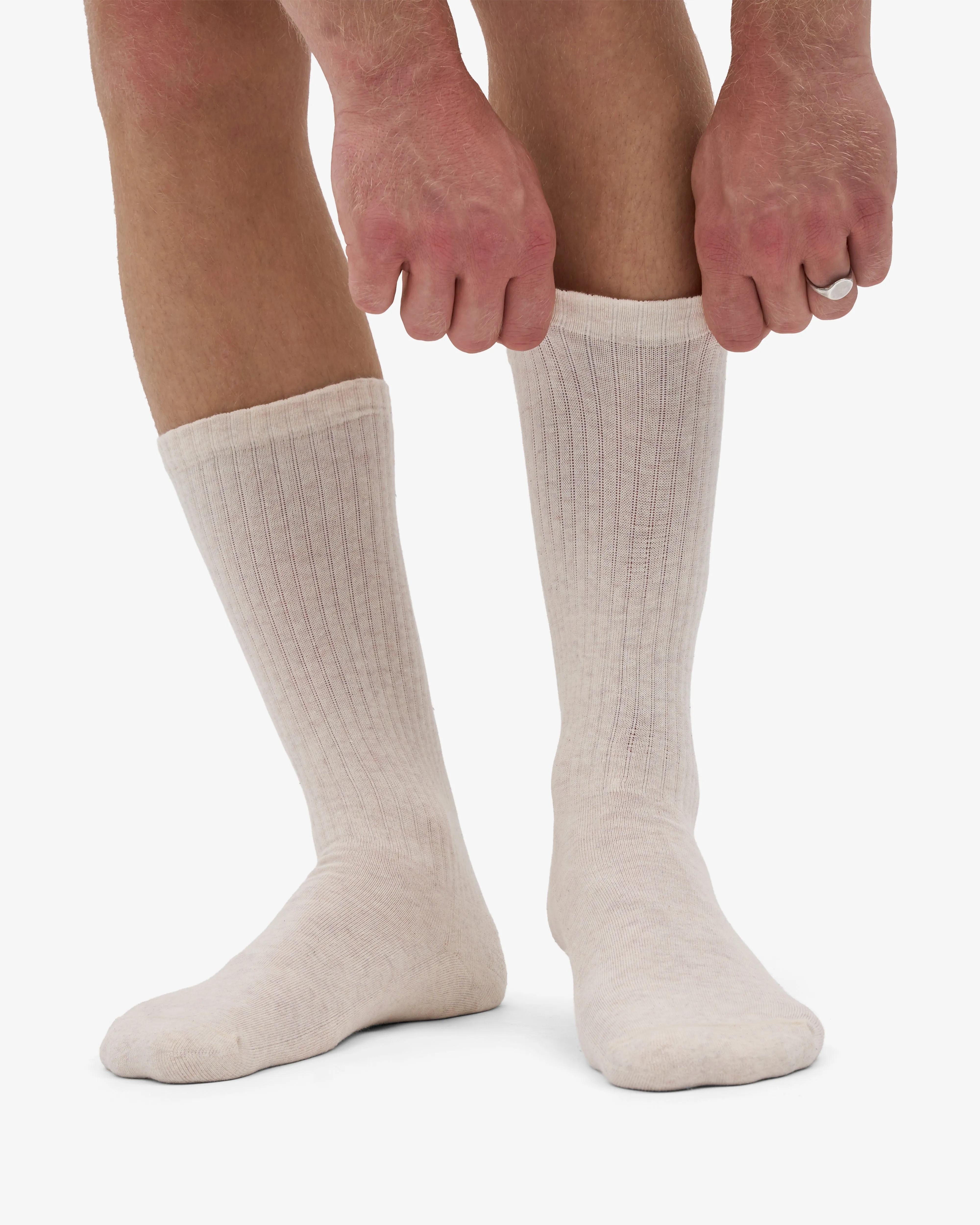 Organic Active Sock - Ivory White (3-Pack) sold by Colorful Standard product image thumbnail 2