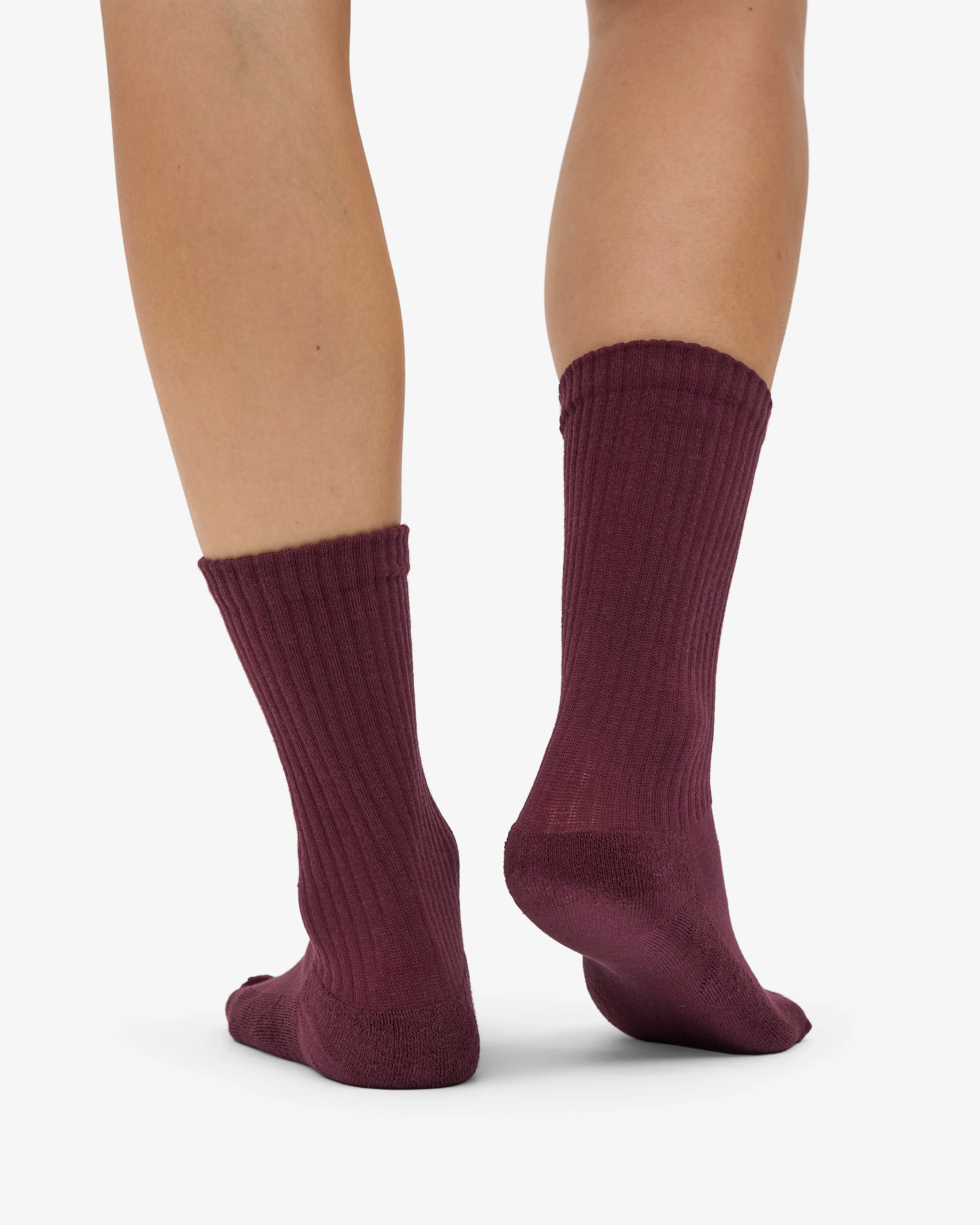 Organic Active Sock - Oxblood Red (3-Pack) sold by Colorful Standard product image thumbnail 3